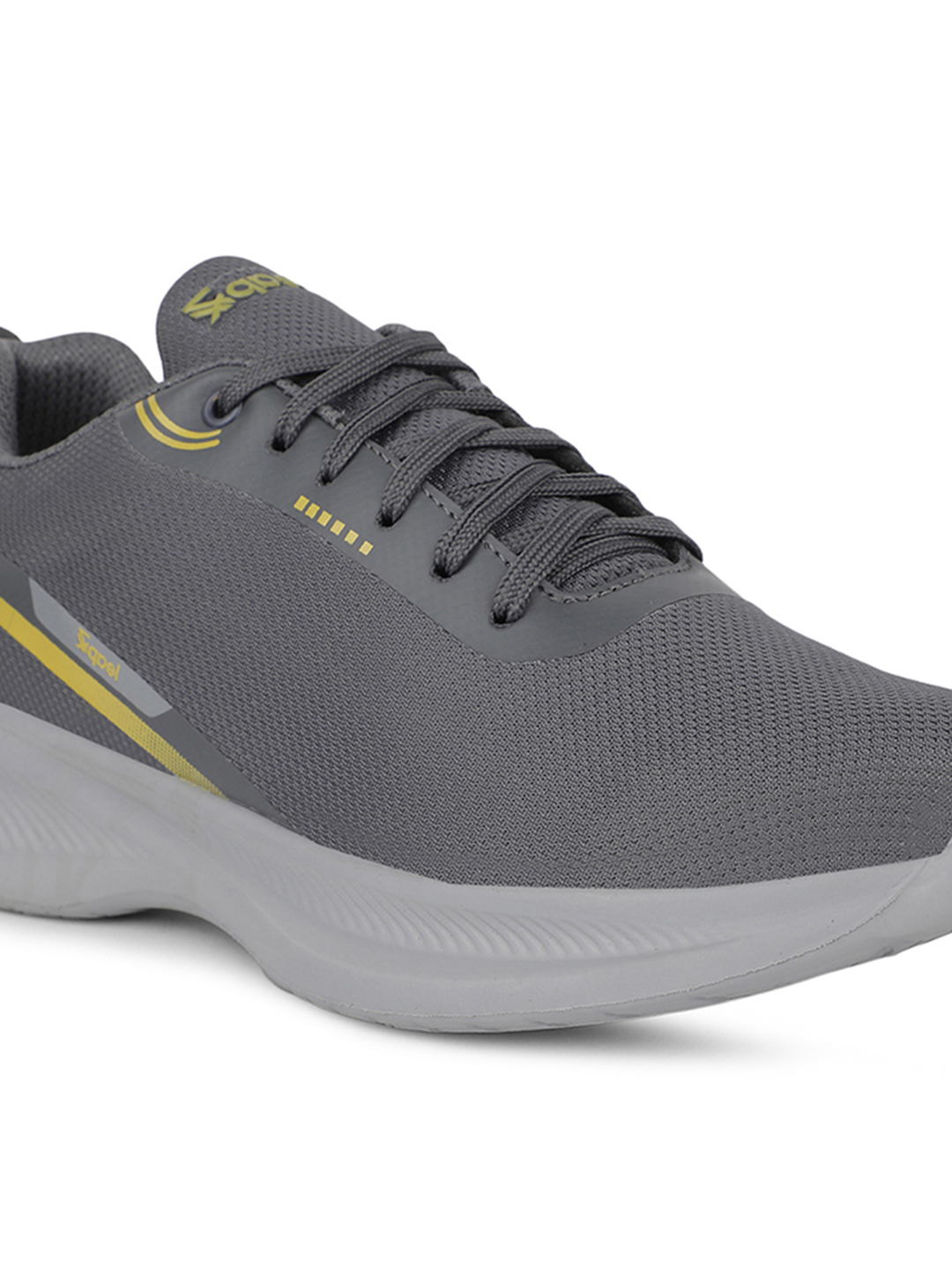 Liberty Liberty Leap7x KOOPER-1E Sports Lacing Running Shoes & Walking Shoes For Men - Dark Grey (4)