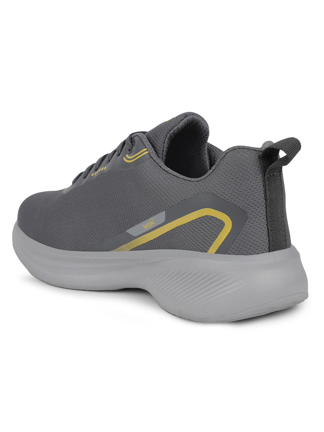 Liberty Liberty Leap7x KOOPER-1E Sports Lacing Running Shoes & Walking Shoes For Men - Dark Grey (5)