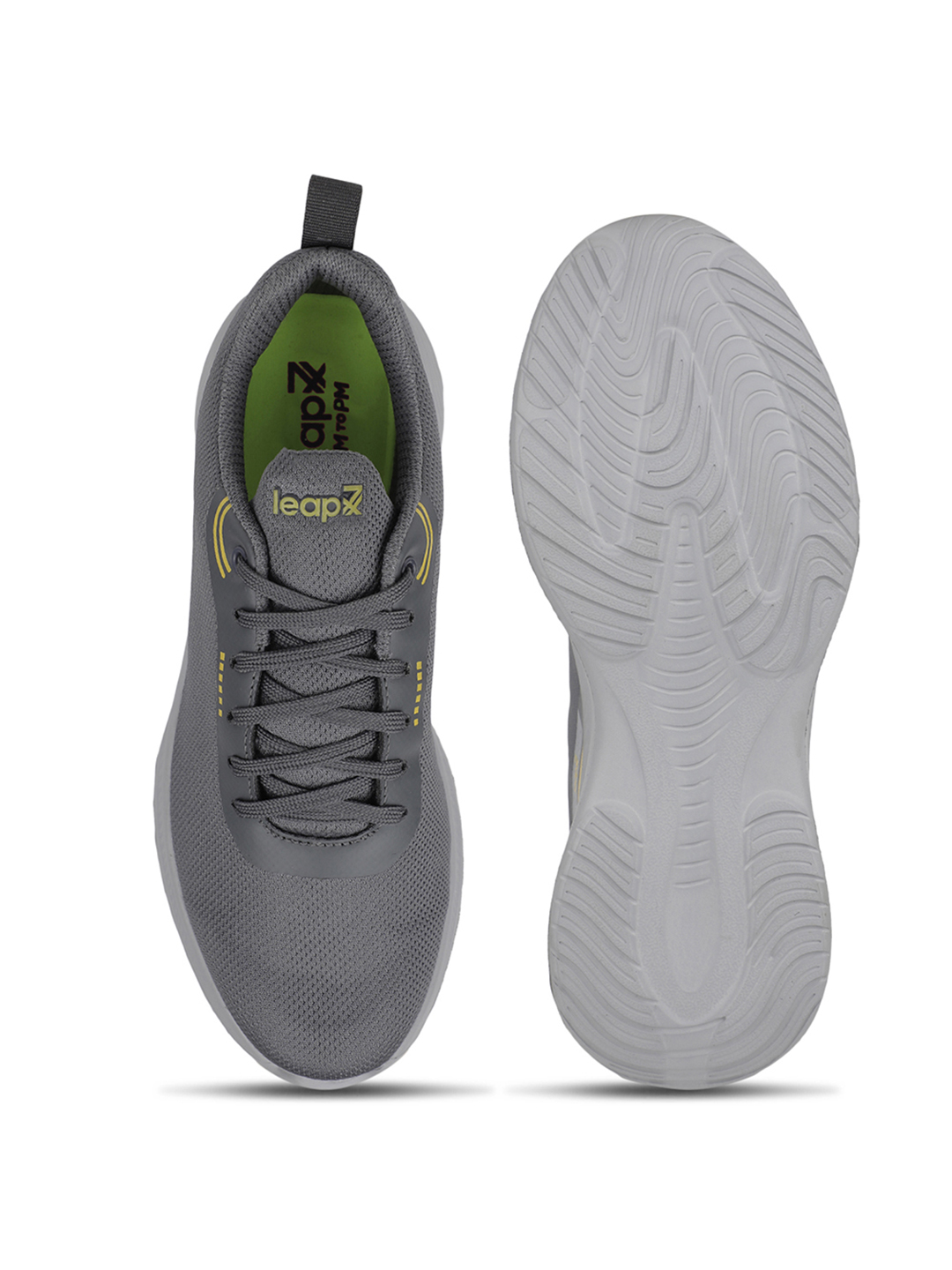 Liberty Liberty Leap7x KOOPER-1E Sports Lacing Running Shoes & Walking Shoes For Men - Dark Grey (8)