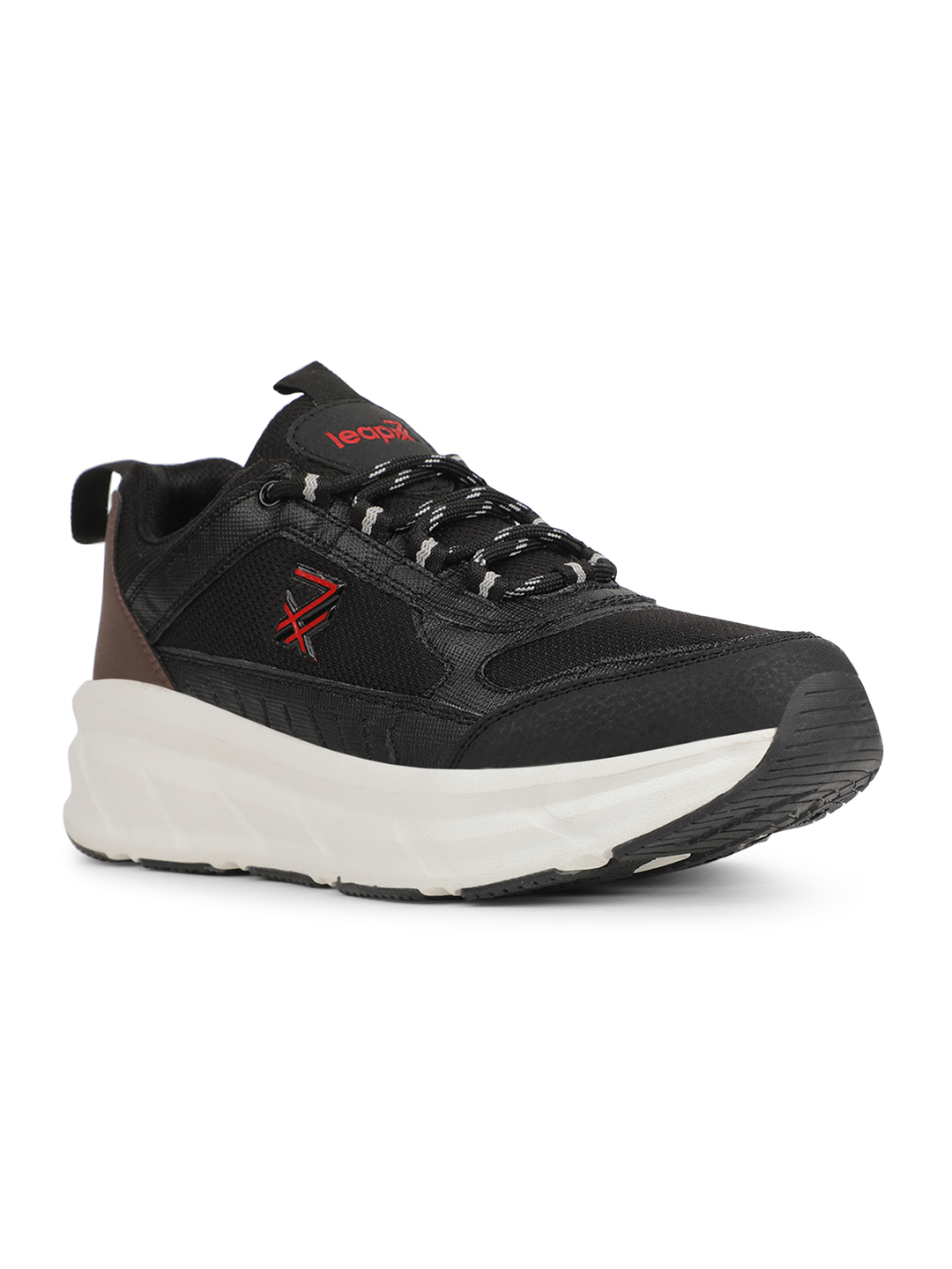 Liberty Liberty Leap7x MOUNT-E Sports Lacing Running Shoes & Walking Shoes For Men - Black (3)