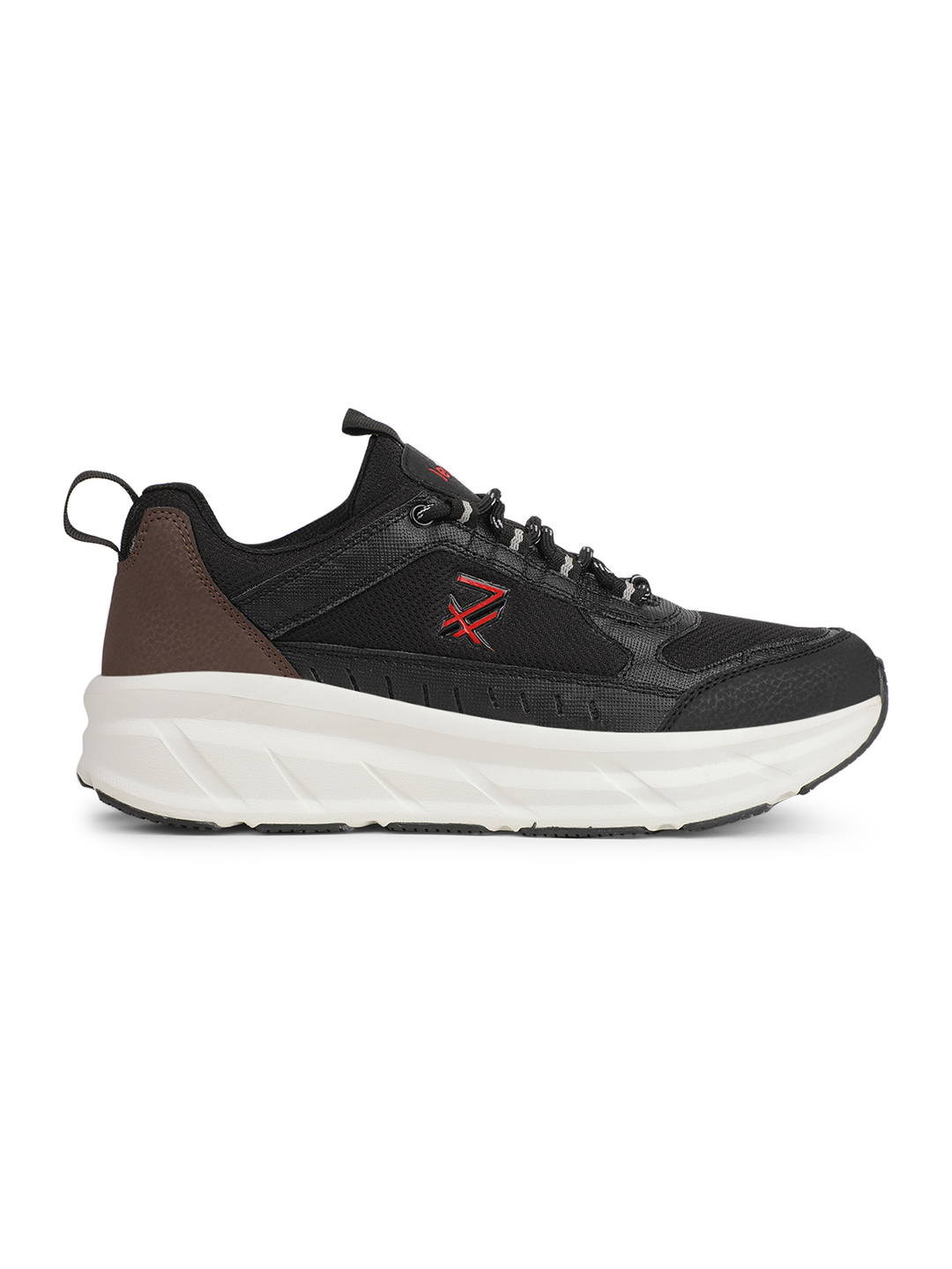 Liberty Liberty Leap7x MOUNT-E Sports Lacing Running Shoes & Walking Shoes For Men - Black (4)