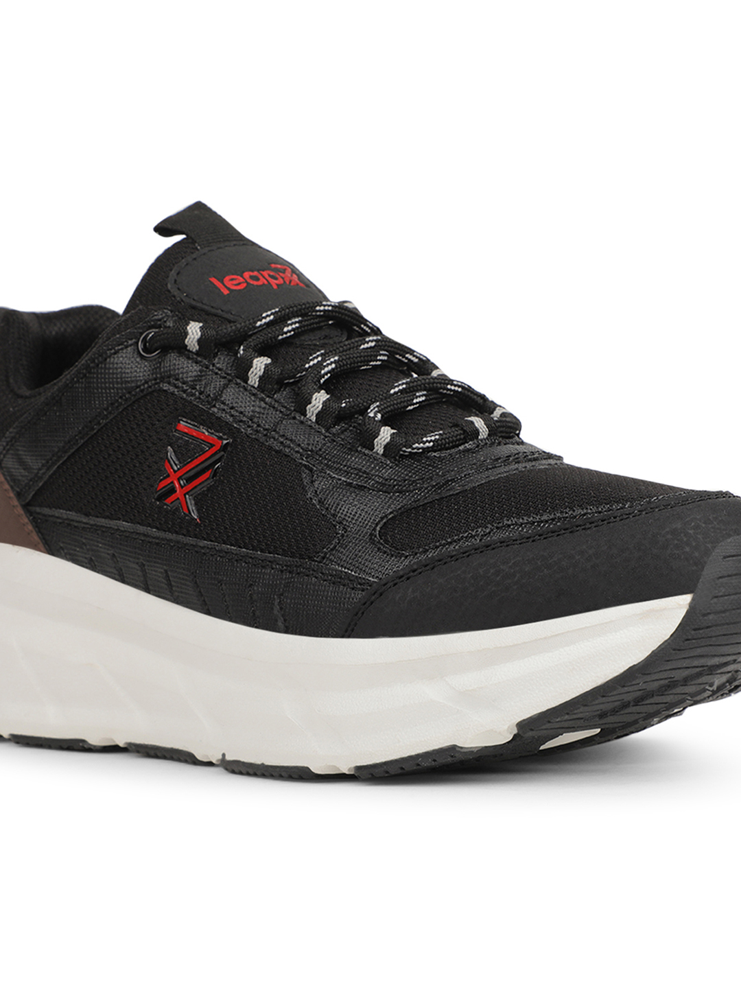 Liberty Liberty Leap7x MOUNT-E Sports Lacing Running Shoes & Walking Shoes For Men - Black (5)