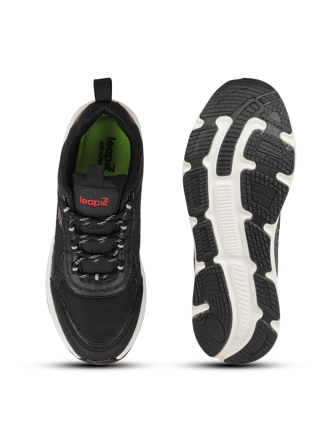 Liberty Liberty Leap7x MOUNT-E Sports Lacing Running Shoes & Walking Shoes For Men - Black (7)