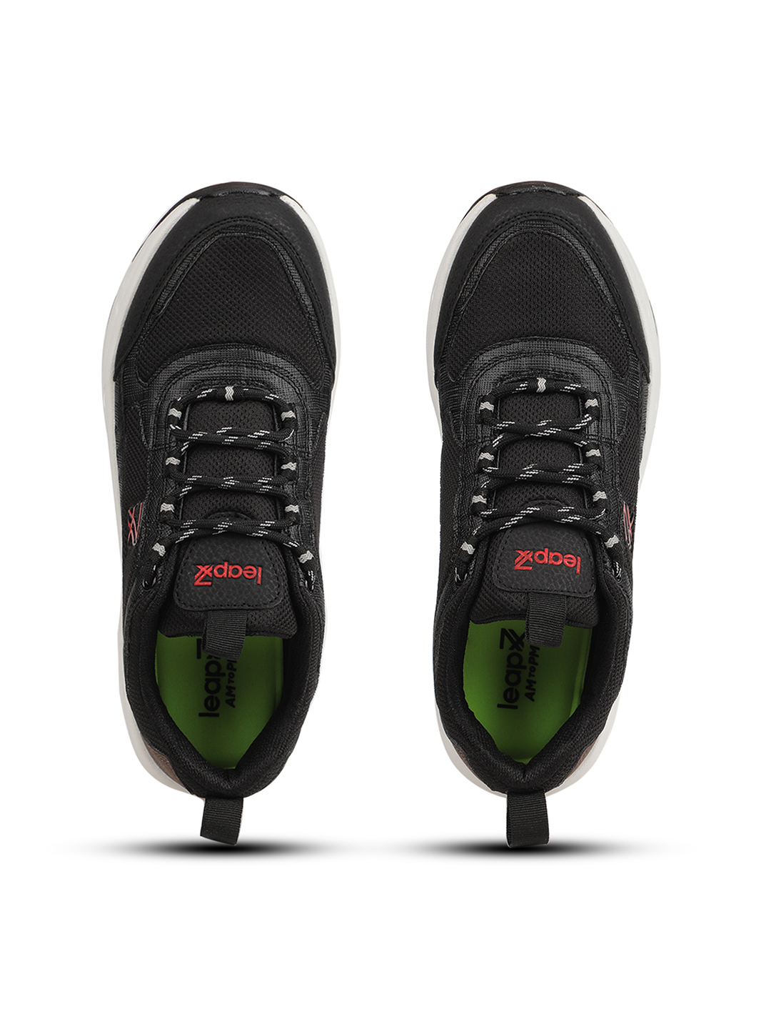 Liberty Liberty Leap7x MOUNT-E Sports Lacing Running Shoes & Walking Shoes For Men - Black (2)