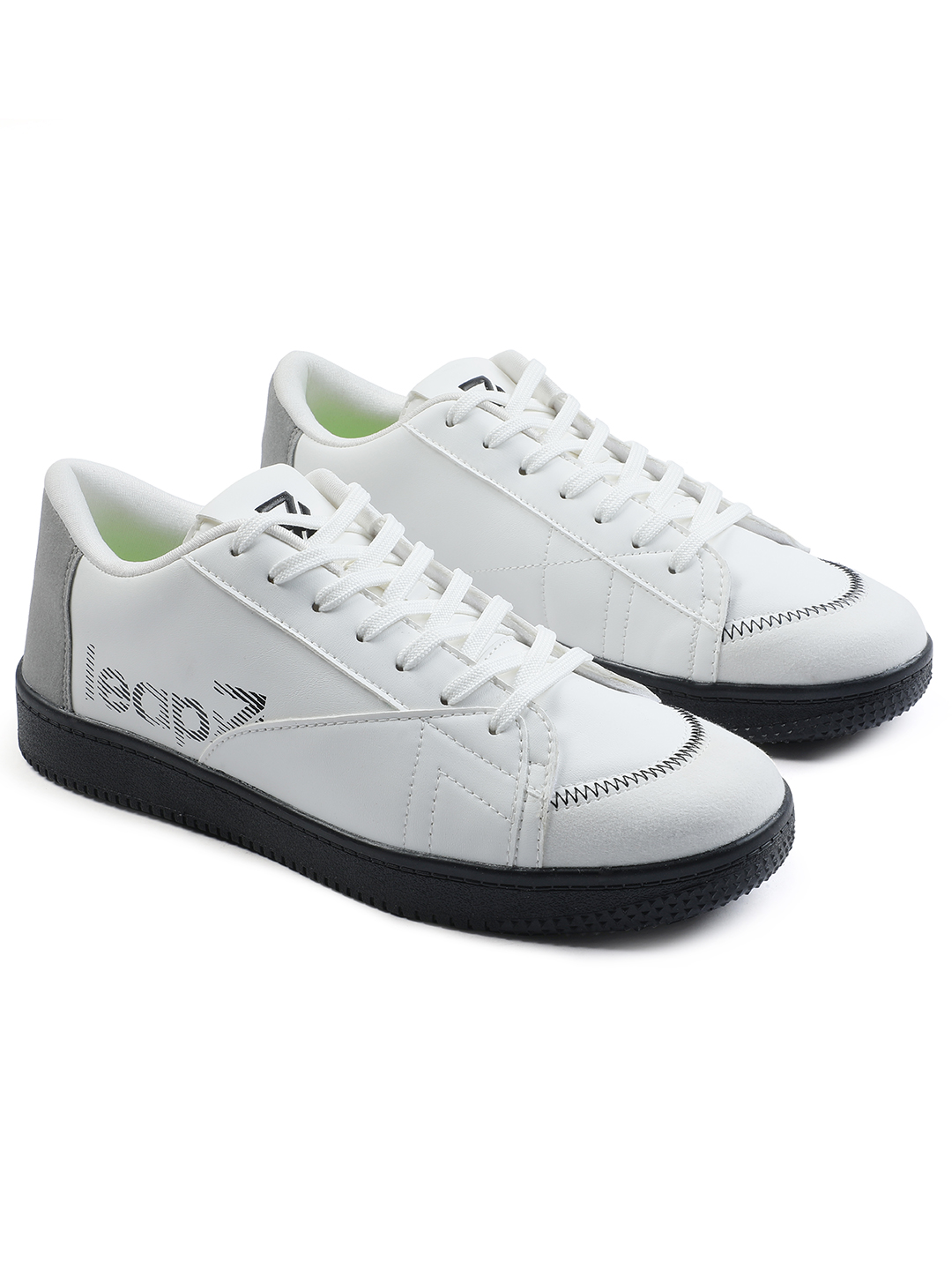 Liberty Liberty Leap7x NEXTER-1E Sports Lacing Running Shoes & Walking Shoes For Men - White (2)