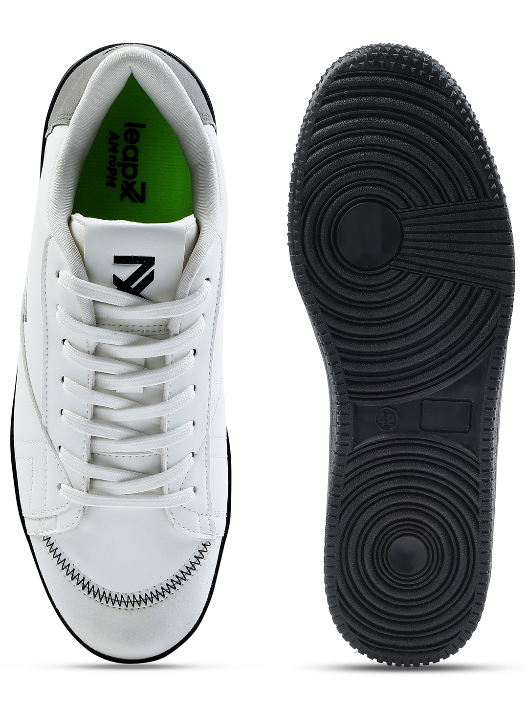 Liberty Liberty Leap7x NEXTER-1E Sports Lacing Running Shoes & Walking Shoes For Men - White (7)