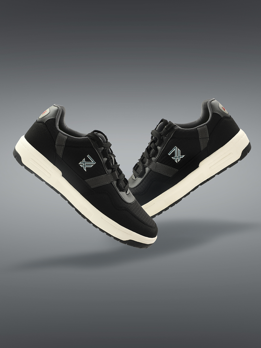 Liberty Leap7x NEXTER-3E Sports Lacing Running Shoes & Walking Shoes For Men - Black