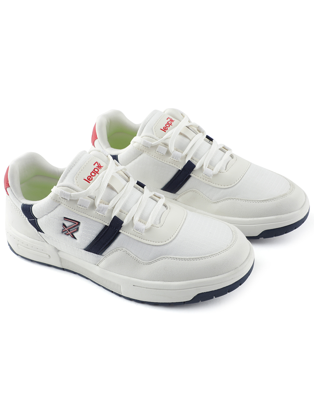 Liberty Liberty Leap7x NEXTER-3E Sports Lacing Running Shoes & Walking Shoes For Men - White (2)