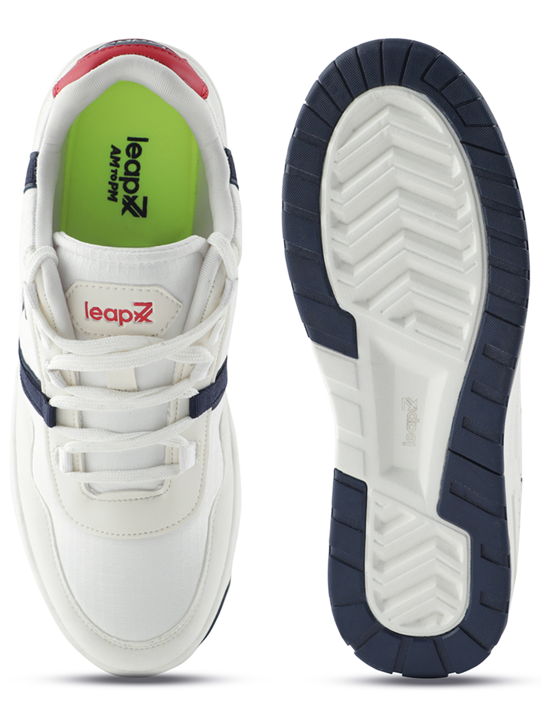Liberty Liberty Leap7x NEXTER-3E Sports Lacing Running Shoes & Walking Shoes For Men - White (7)