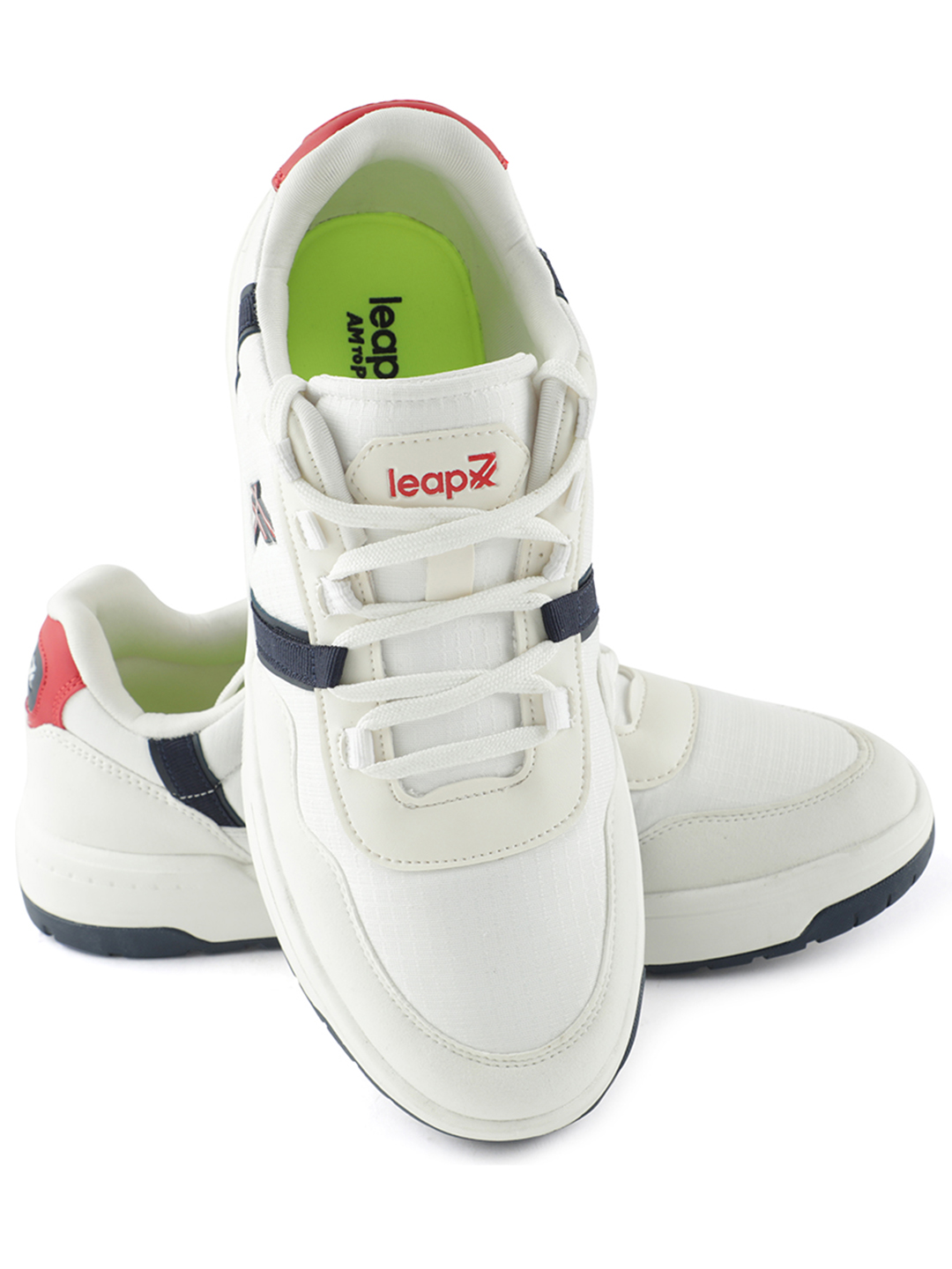 Liberty Liberty Leap7x NEXTER-3E Sports Lacing Running Shoes & Walking Shoes For Men - White (8)