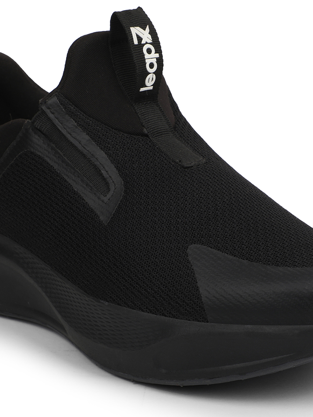 Liberty Liberty Leap7x REACTIVE-2 Sports Non Lacing Running Shoes & Walking Shoes For Men - Black (4)