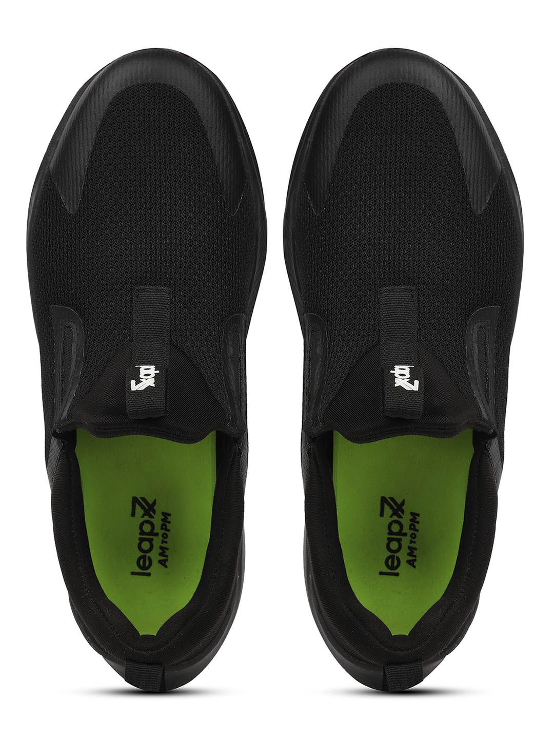 Liberty Liberty Leap7x REACTIVE-2 Sports Non Lacing Running Shoes & Walking Shoes For Men - Black (2)