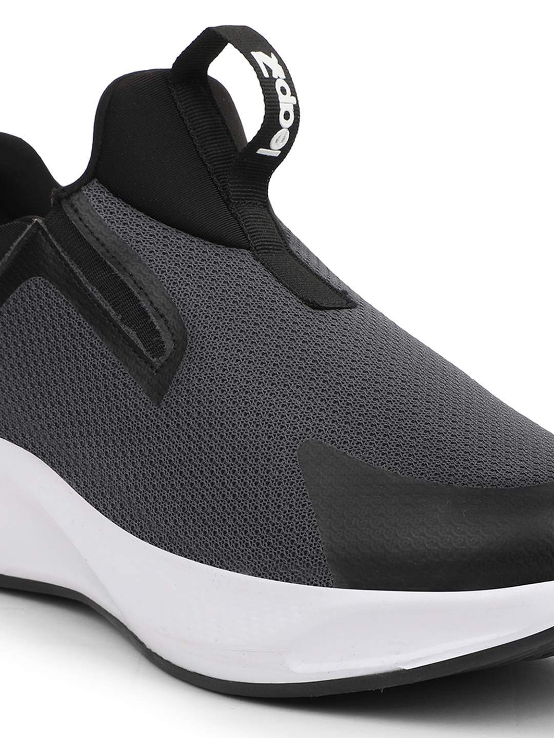 Liberty Liberty Leap7x REACTIVE-2 Sports Non Lacing Running Shoes & Walking Shoes For Men - Dark Grey (4)