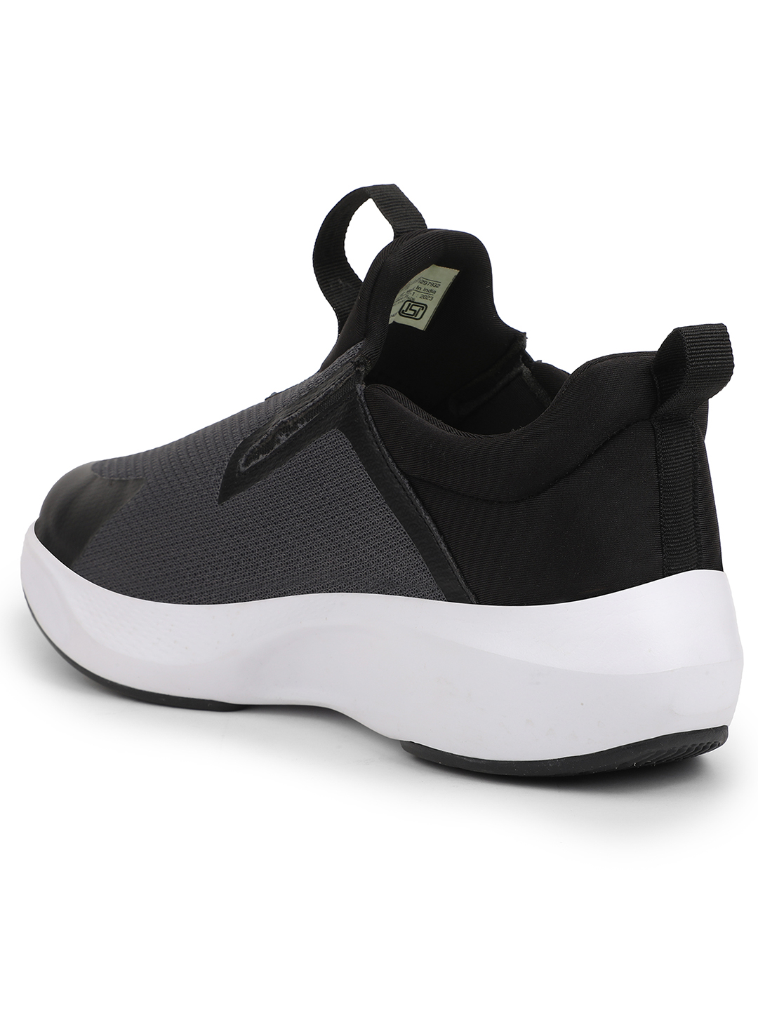 Liberty Liberty Leap7x REACTIVE-2 Sports Non Lacing Running Shoes & Walking Shoes For Men - Dark Grey (5)