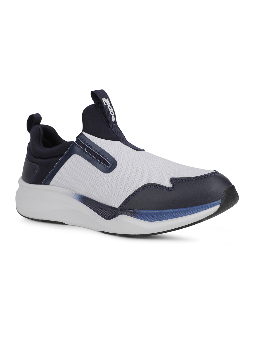Liberty Liberty Leap7x REACTIVE5E Sports Non Lacing Running Shoes & Walking Shoes For Men - White