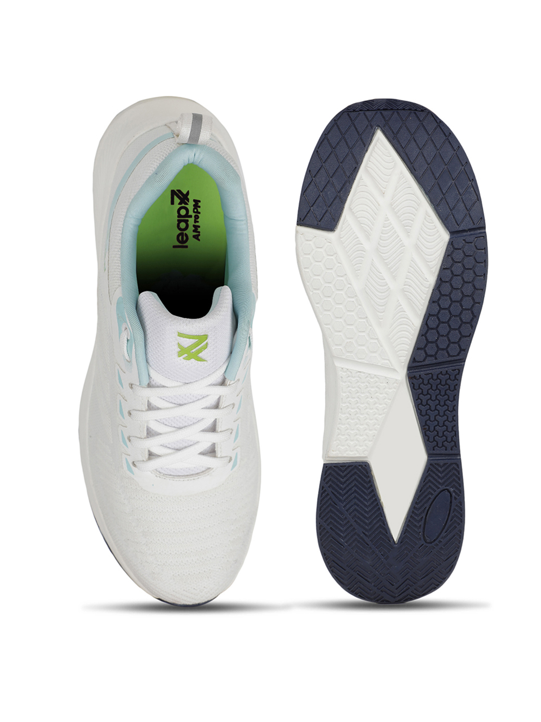 Liberty Liberty Leap7x ROBIN-2E Sports Lacing Running Shoes & Walking Shoes For Men - White (7)