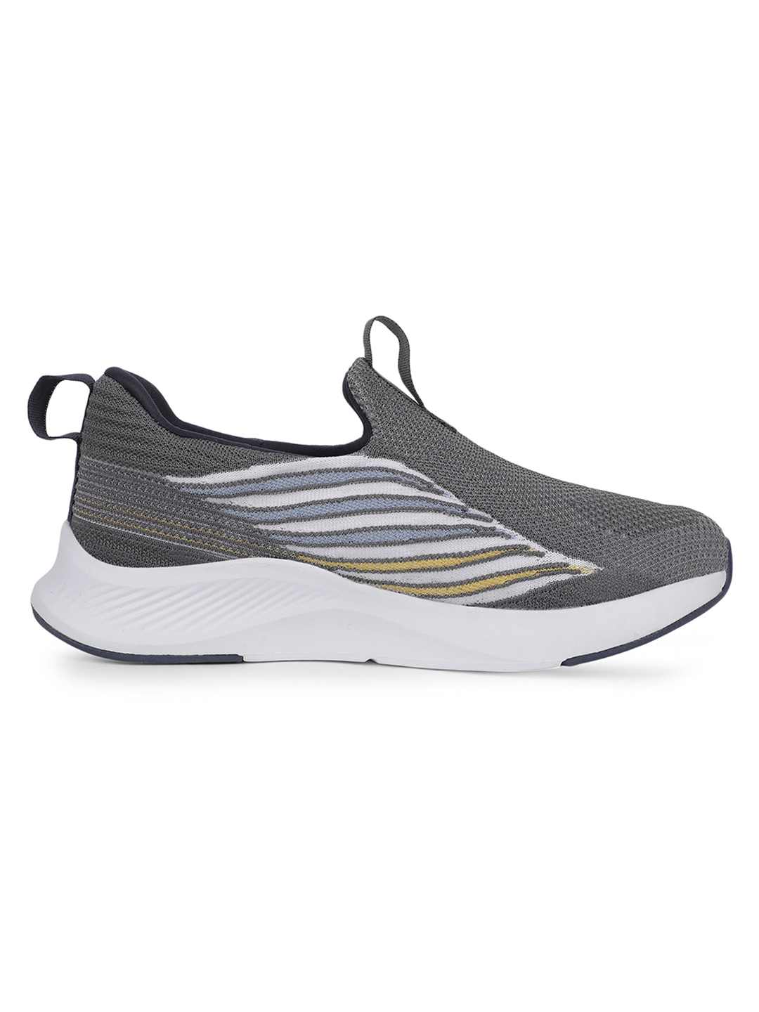 Liberty Liberty Leap7x ROBIN-E Sports Non Lacing Running Shoes & Walking Shoes For Men - Light Grey (3)