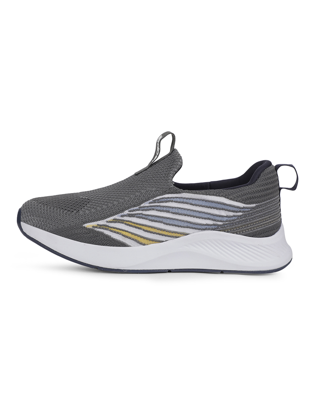 Liberty Liberty Leap7x ROBIN-E Sports Non Lacing Running Shoes & Walking Shoes For Men - Light Grey (4)