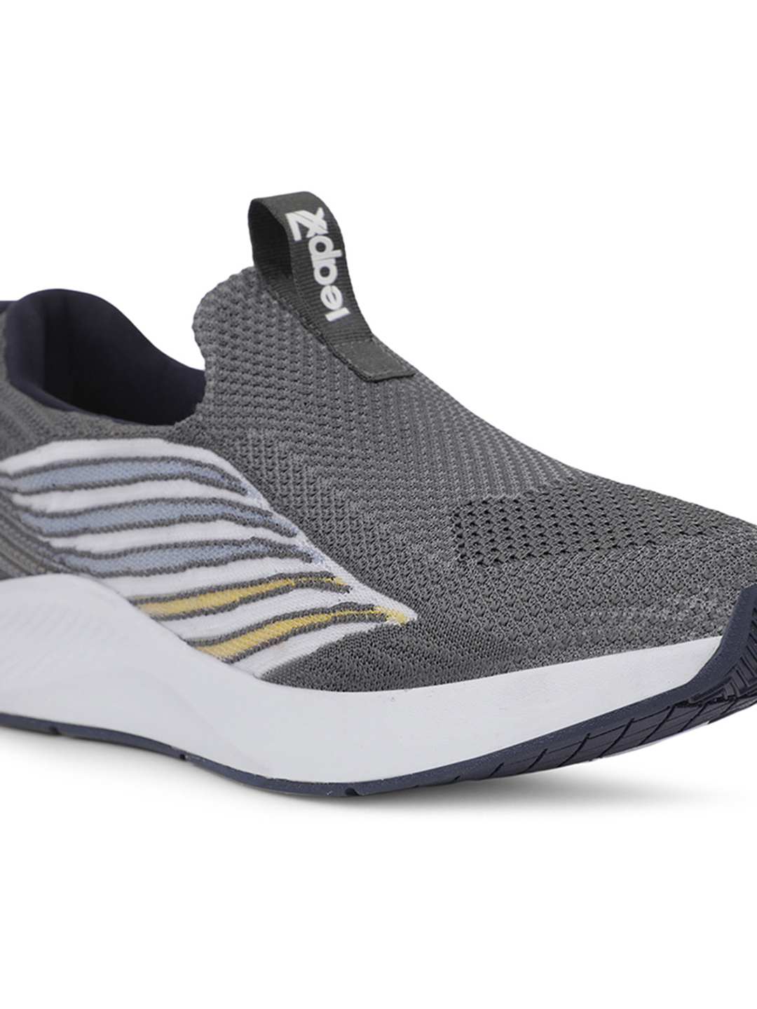 Liberty Liberty Leap7x ROBIN-E Sports Non Lacing Running Shoes & Walking Shoes For Men - Light Grey (5)