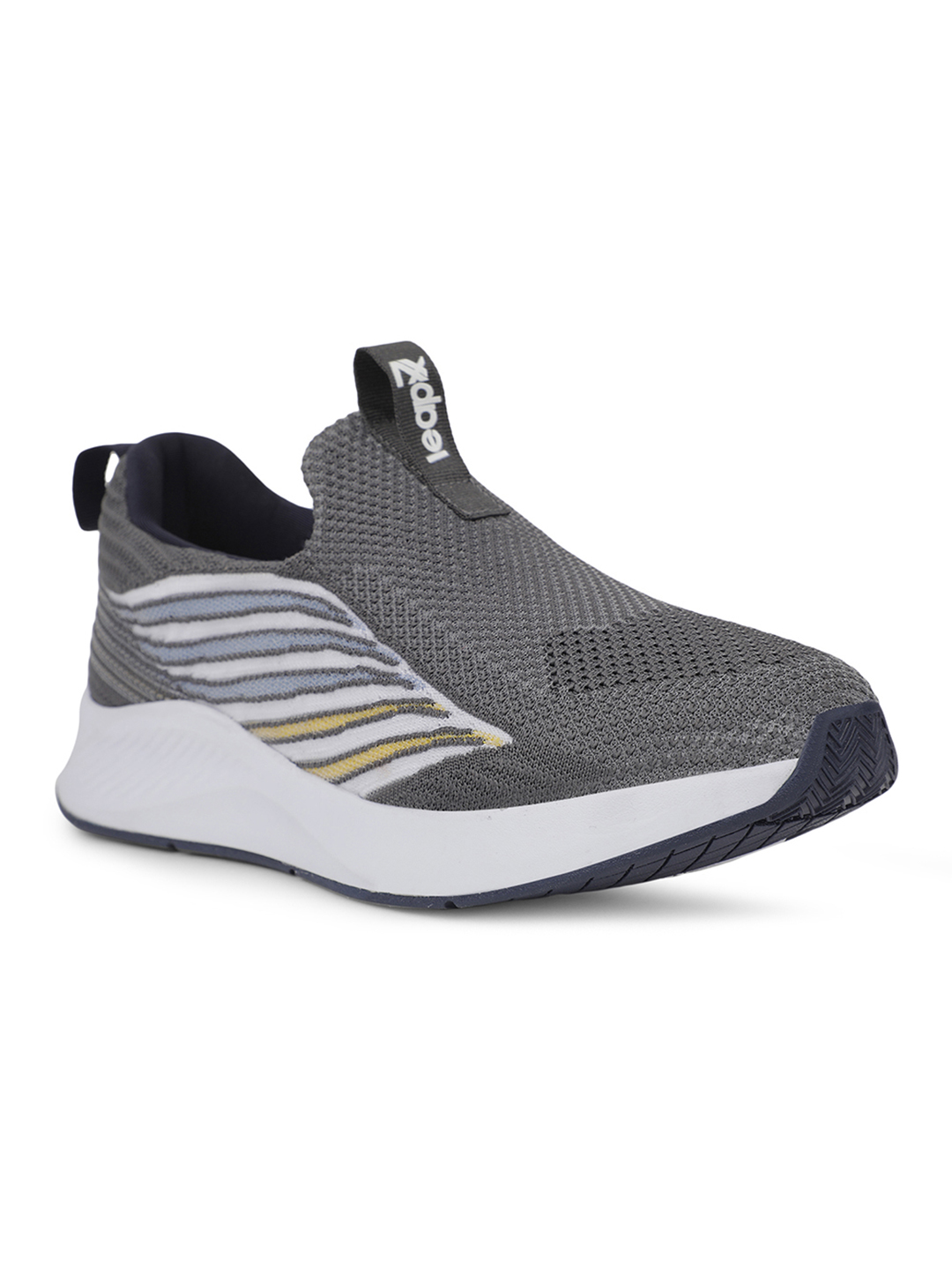Liberty Leap7x ROBIN-E Sports Non Lacing Running Shoes & Walking Shoes For Men - Light Grey