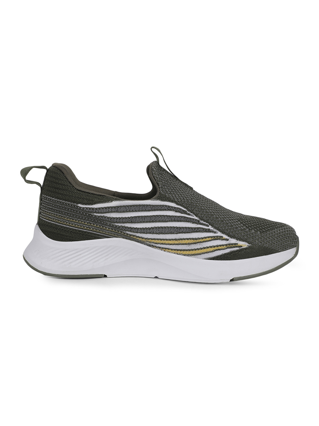 Liberty Liberty Leap7x ROBIN-E Sports Non Lacing Running Shoes & Walking Shoes For Men - Olive Green (3)