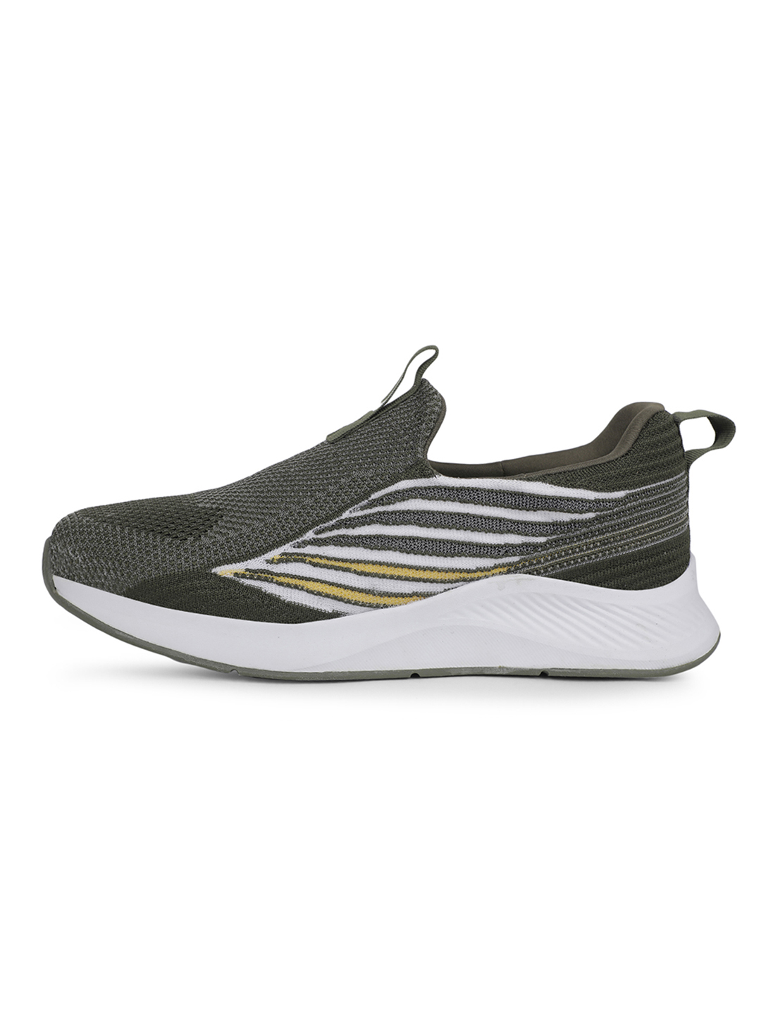 Liberty Liberty Leap7x ROBIN-E Sports Non Lacing Running Shoes & Walking Shoes For Men - Olive Green (4)