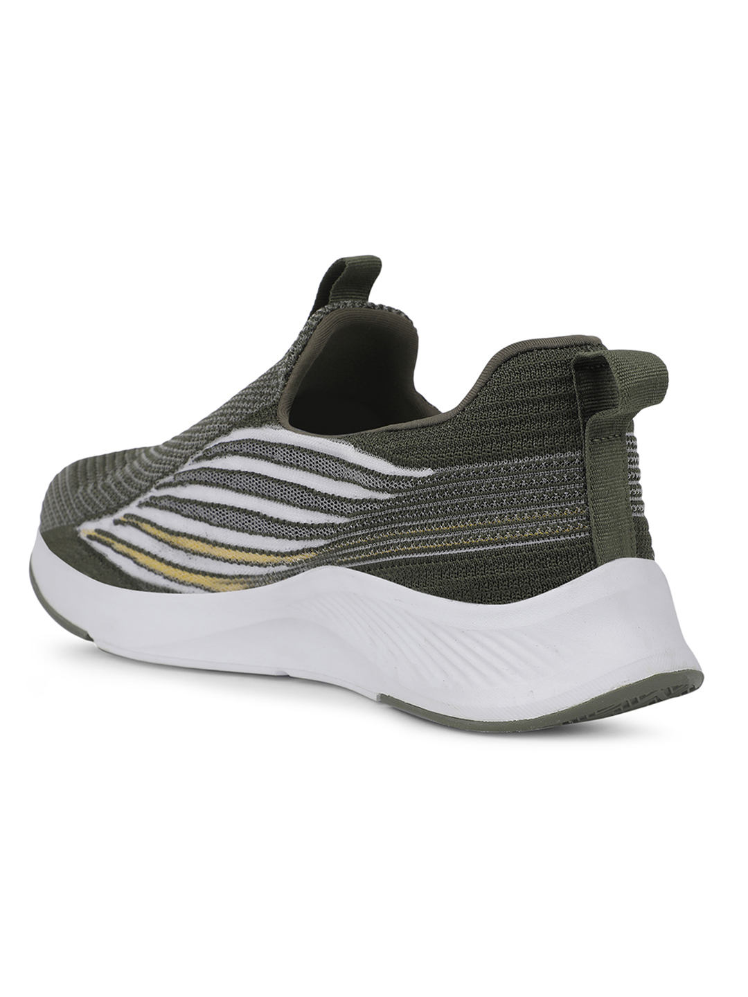 Liberty Liberty Leap7x ROBIN-E Sports Non Lacing Running Shoes & Walking Shoes For Men - Olive Green (6)