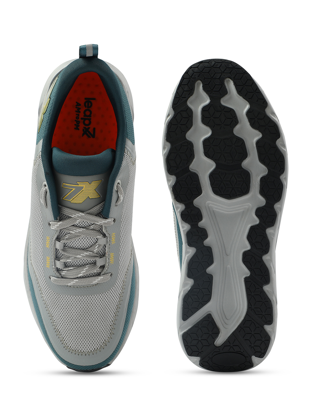 Liberty Liberty Leap7x ROBUST-3E Sports Lacing Running Shoes & Walking Shoes For Men - Dark Grey (8)