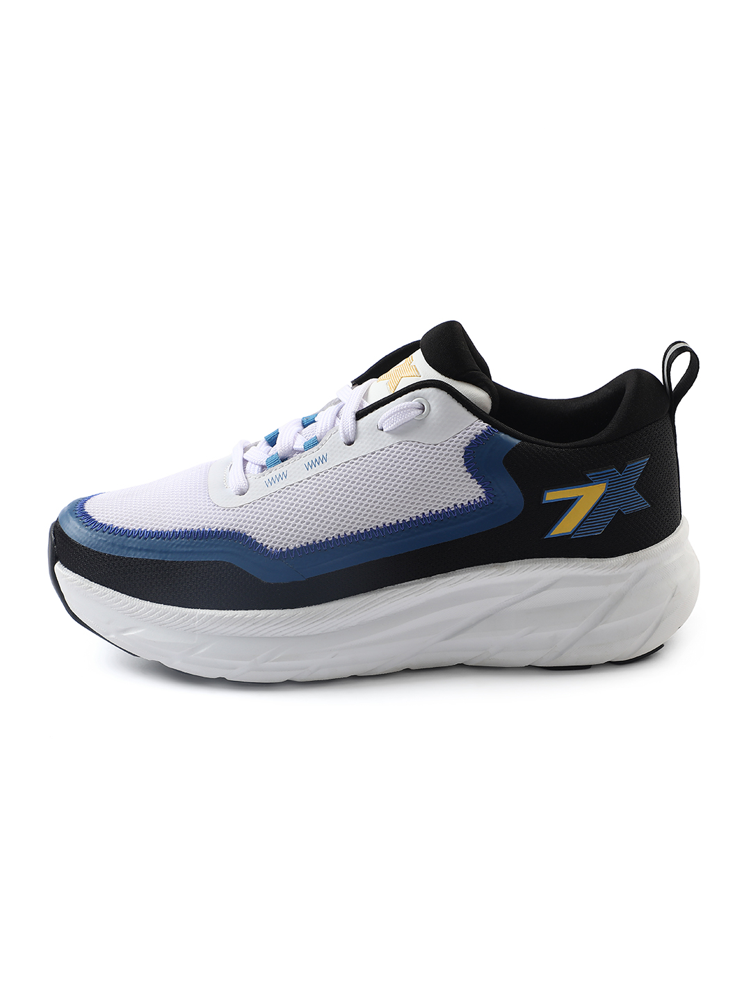 Liberty Liberty Leap7x ROBUST-3E Sports Lacing Running Shoes & Walking Shoes For Men - White (5)