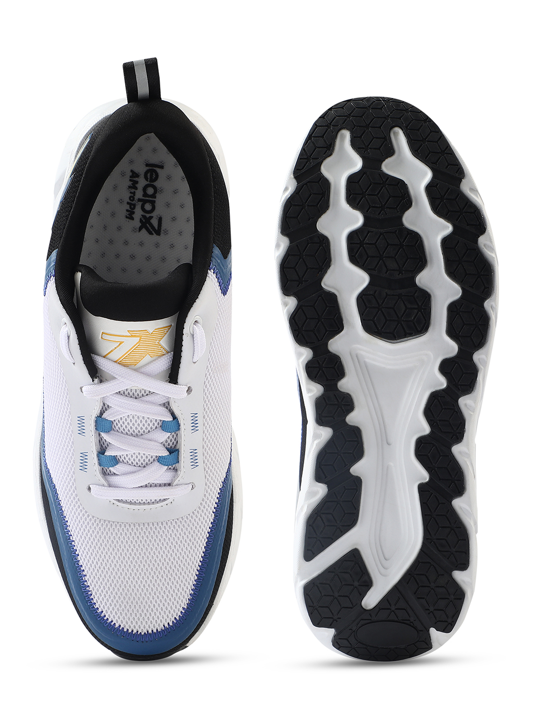 Liberty Liberty Leap7x ROBUST-3E Sports Lacing Running Shoes & Walking Shoes For Men - White (7)