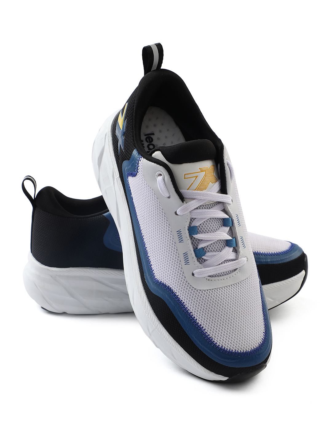 Liberty Liberty Leap7x ROBUST-3E Sports Lacing Running Shoes & Walking Shoes For Men - White (8)