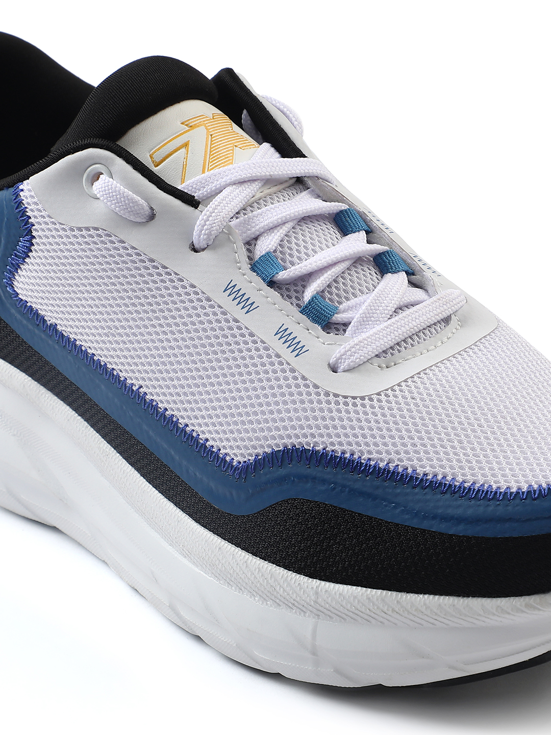 Liberty Liberty Leap7x ROBUST-3E Sports Lacing Running Shoes & Walking Shoes For Men - White (9)