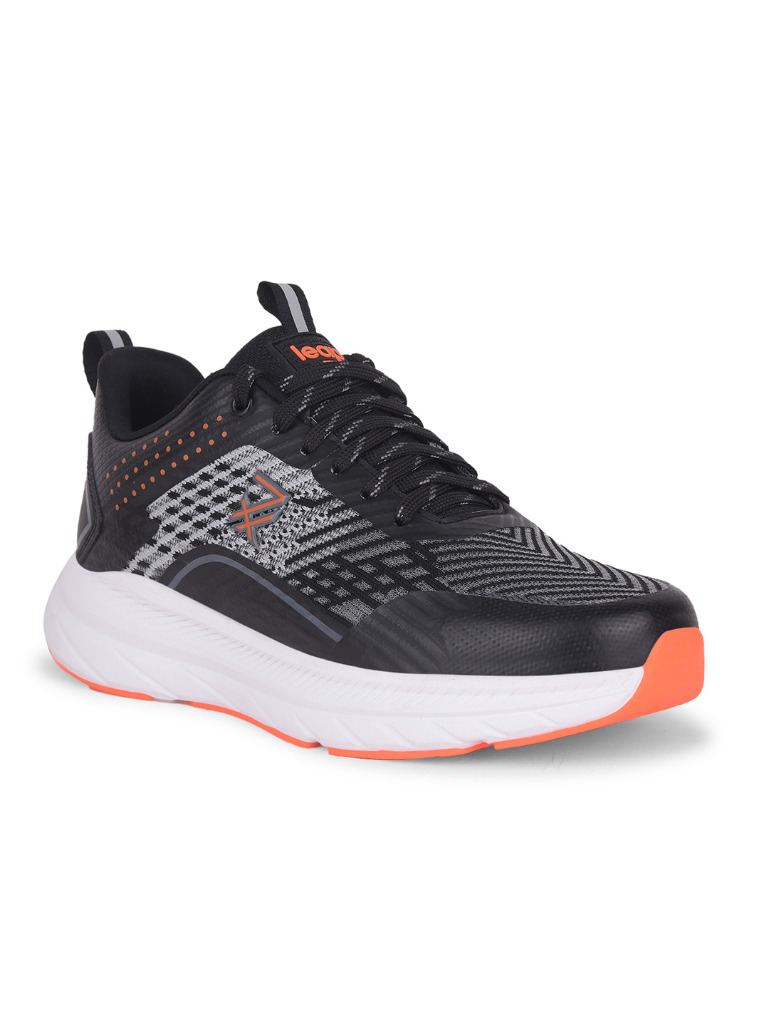 Liberty Liberty Leap7x ROMANIA Sports Lacing Running Shoes & Walking Shoes For Men - Black (6)