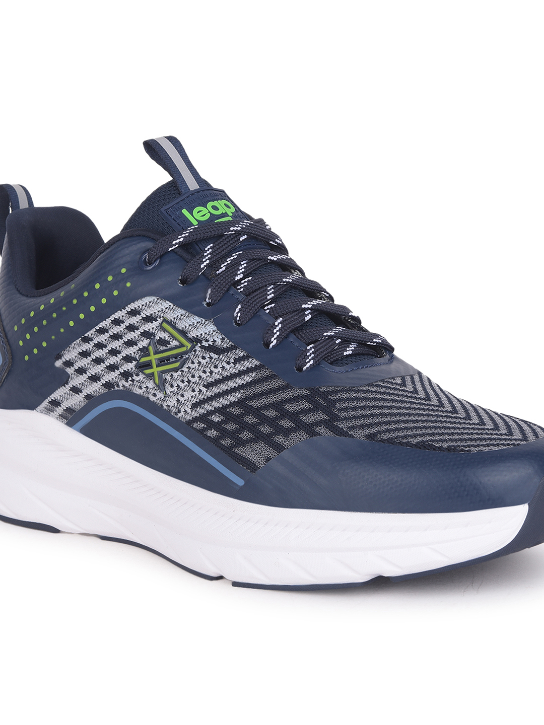 Liberty Liberty Leap7x ROMANIA Sports Lacing Running Shoes & Walking Shoes For Men - Navy Blue (4)