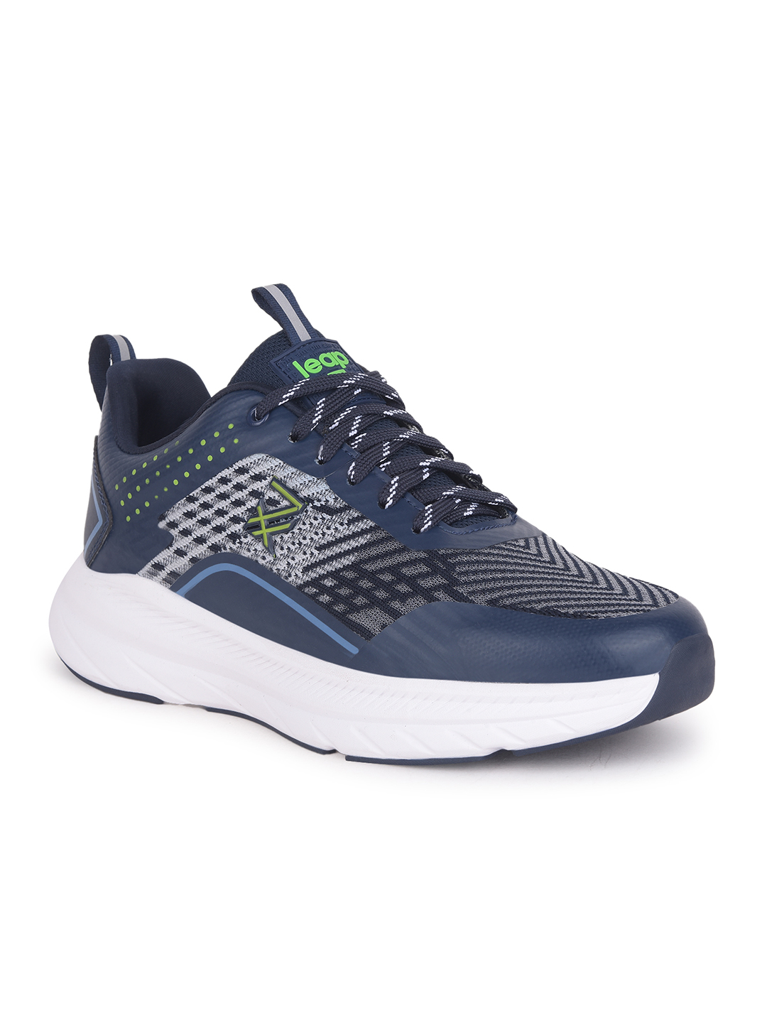 Liberty Liberty Leap7x ROMANIA Sports Lacing Running Shoes & Walking Shoes For Men - Navy Blue (5)