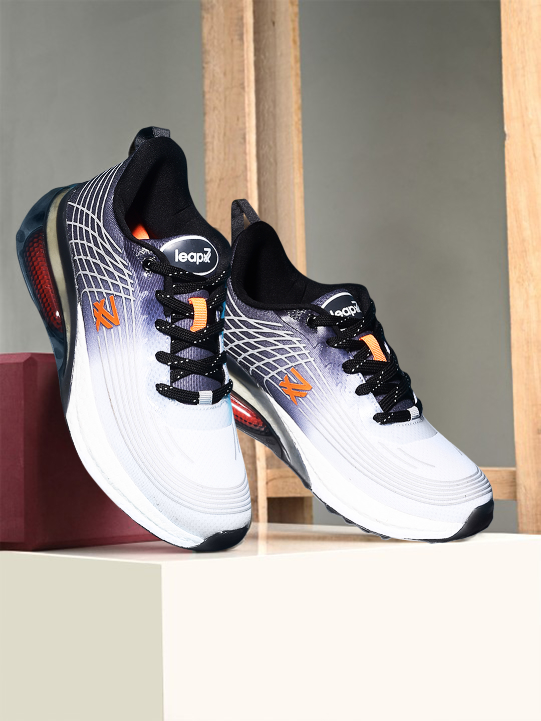 Liberty Liberty Leap7x RW-21 Sports Lacing Running Shoes & Walking Shoes For Men - Grey (2)