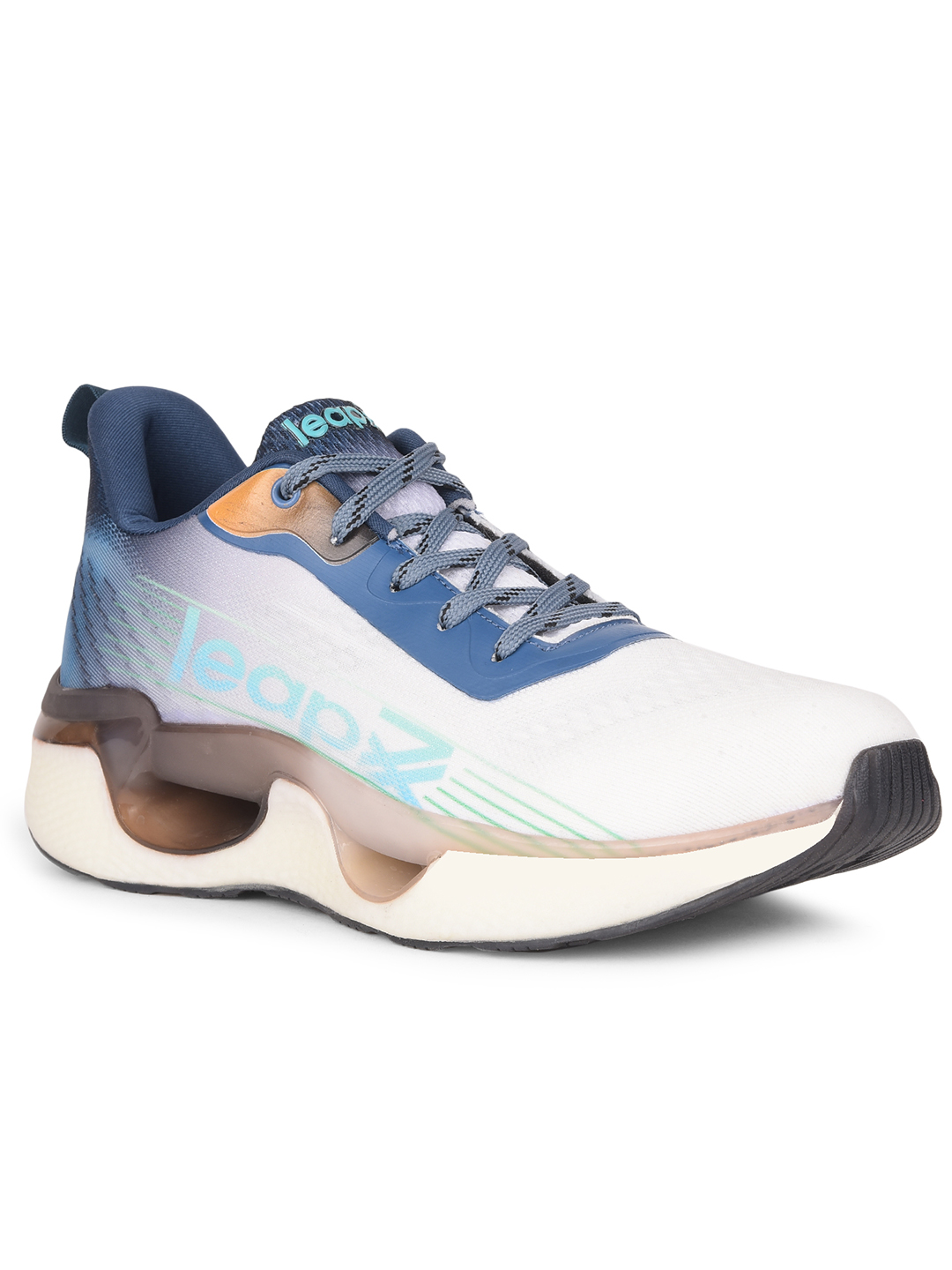 Liberty Liberty Leap7x RW-24 Sports Lacing Running Shoes & Walking Shoes For Men - Teal Blue (2)