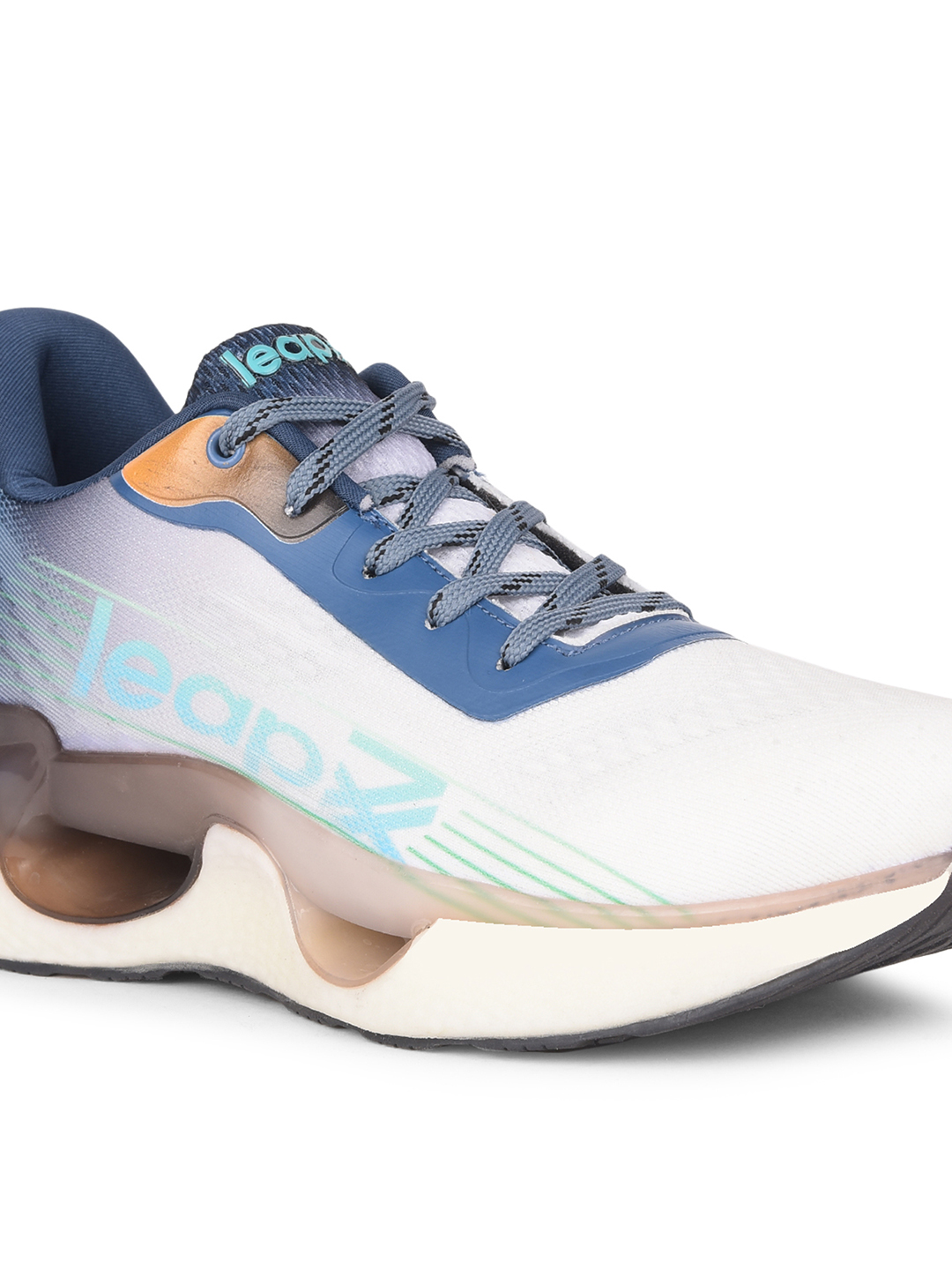Liberty Liberty Leap7x RW-24 Sports Lacing Running Shoes & Walking Shoes For Men - Teal Blue (4)