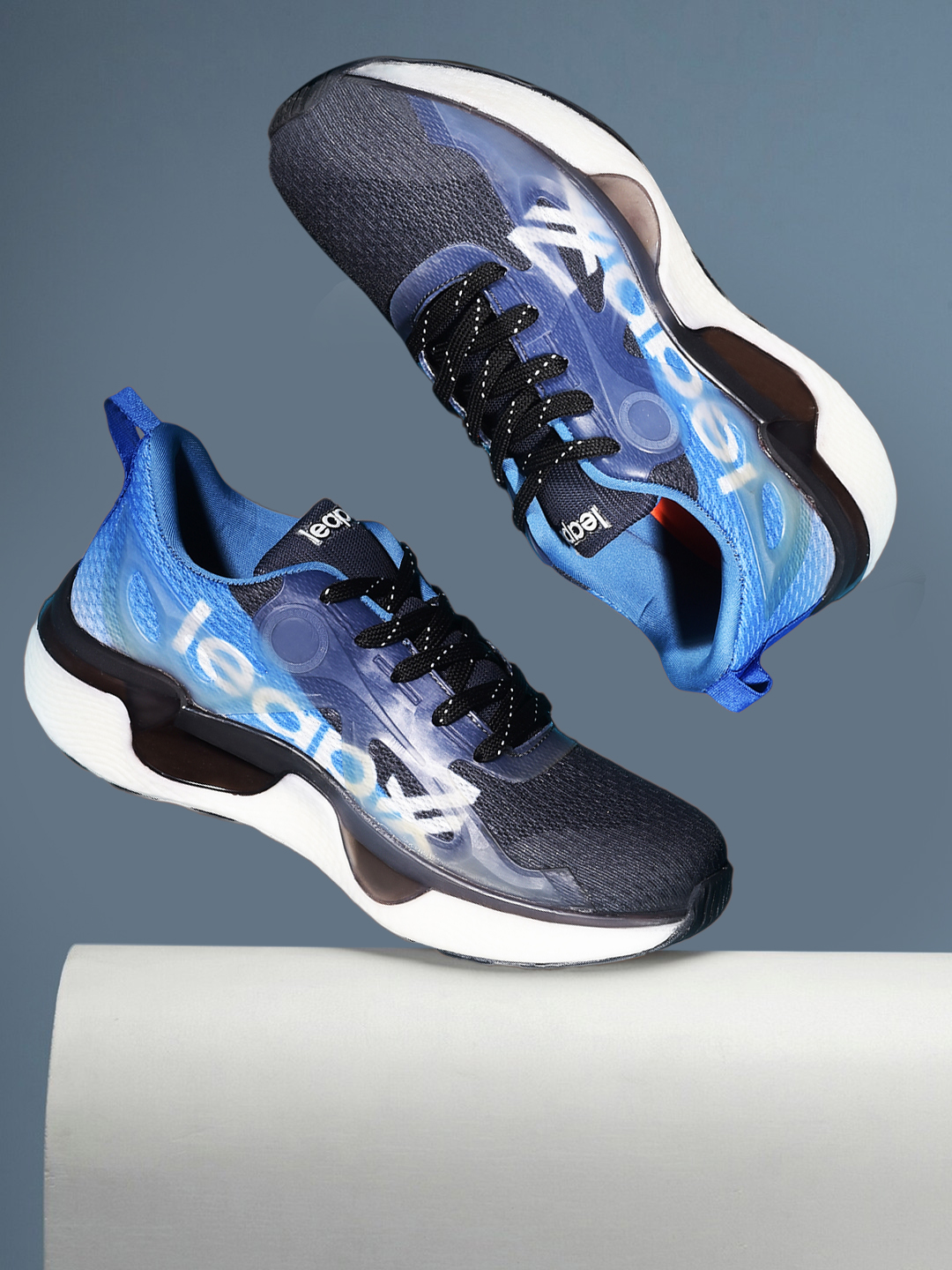 Liberty Liberty Leap7x RW-25 Sports Lacing Running Shoes & Walking Shoes For Men - Teal Blue (2)