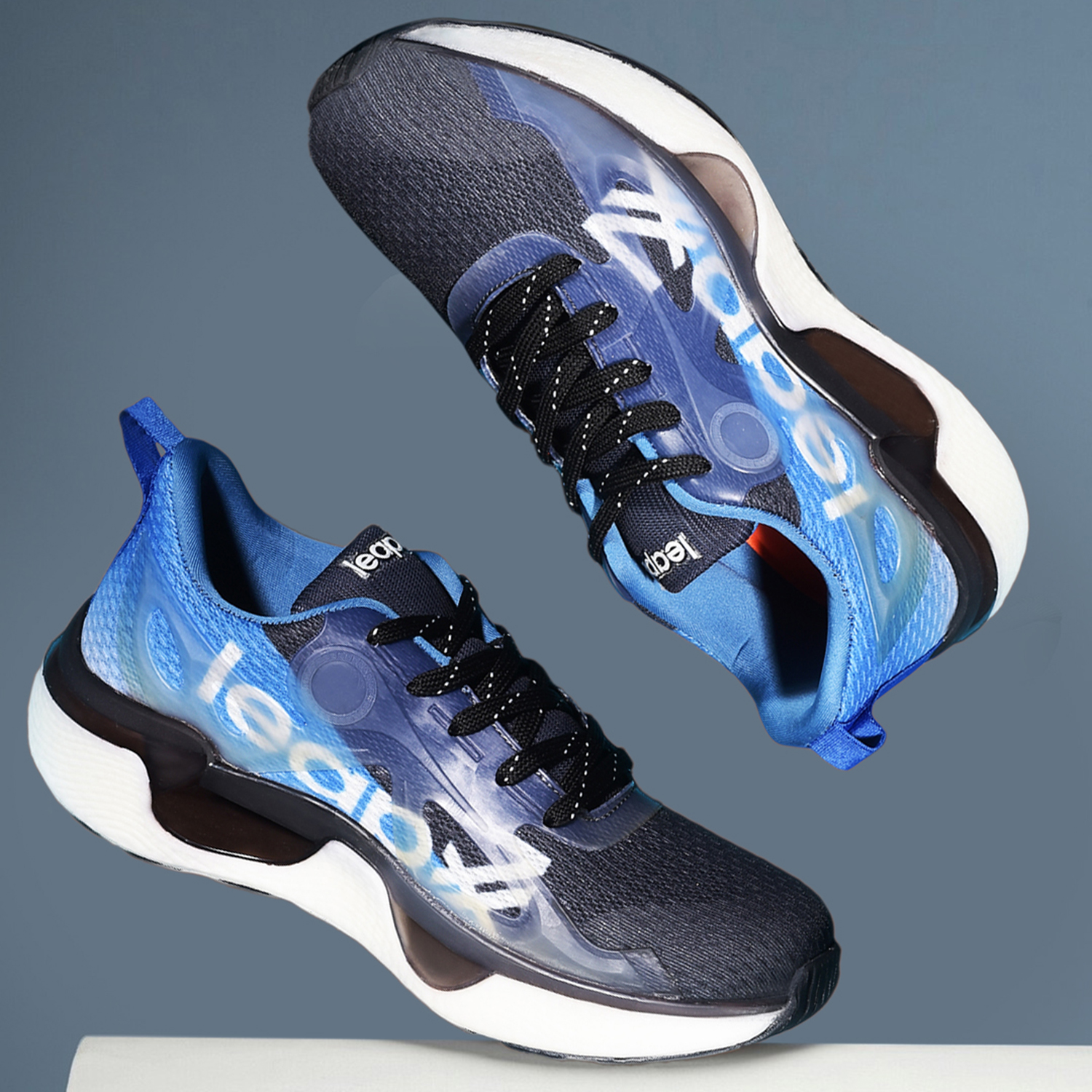 Liberty Leap7x RW-25 Sports Lacing Running Shoes & Walking Shoes For Men - Teal Blue