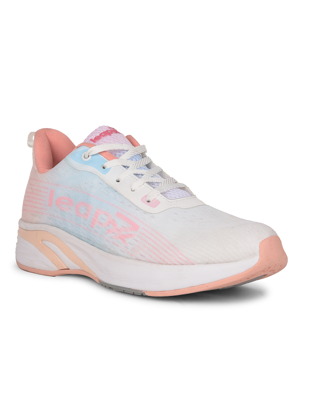 Liberty Leap7x RWL-06 Sports Lacing Running Shoes & Walking Shoes For Women - Peach