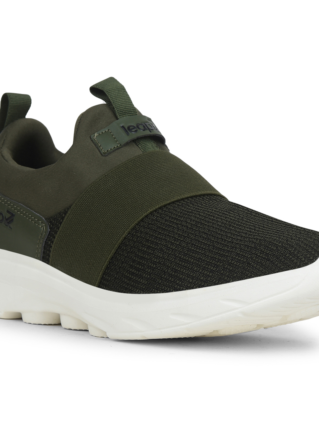 Liberty Liberty Leap7x SENTINO Sports Non Lacing Running Shoes & Walking Shoes For Men - Olive Green (4)