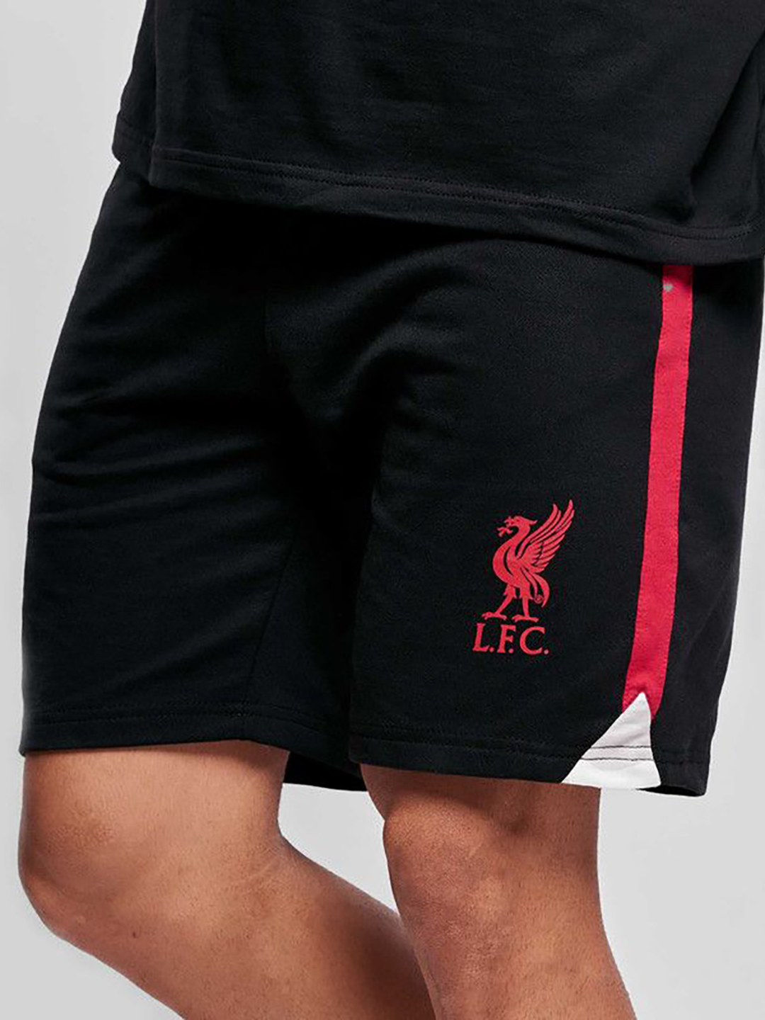Liverpool F.C. Men Black and Red Printed Co-ord Sets (5)