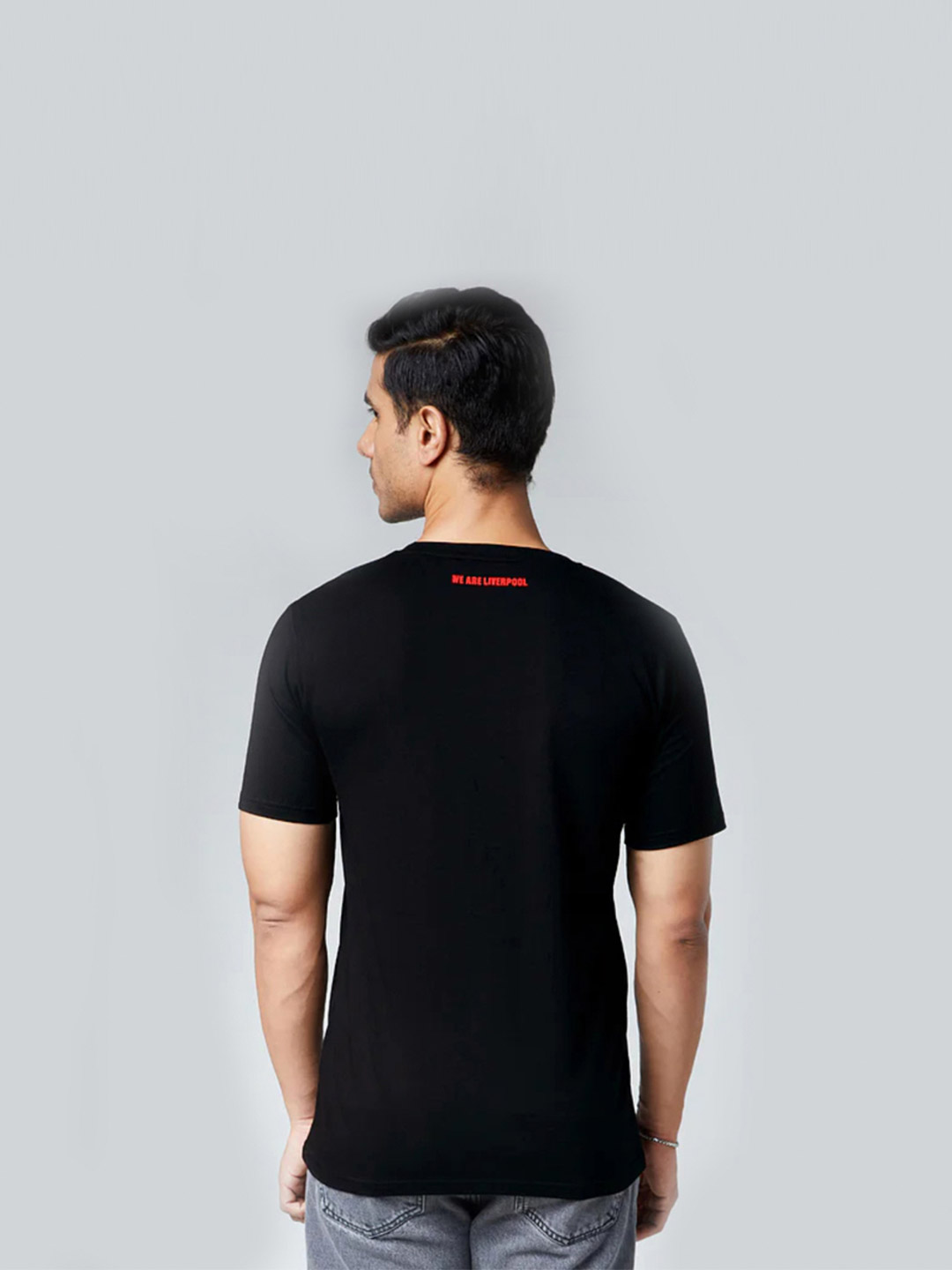 Liverpool F.C. Men Black and Red Typography Printed Half Sleeves Round Neck Cotton T-Shirt (2)