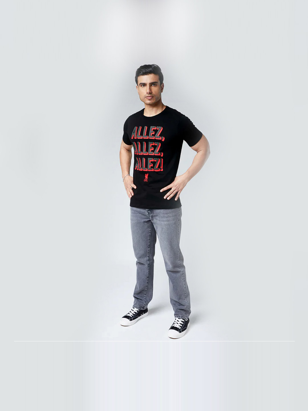 Liverpool F.C. Men Black and Red Typography Printed Half Sleeves Round Neck Cotton T-Shirt (3)