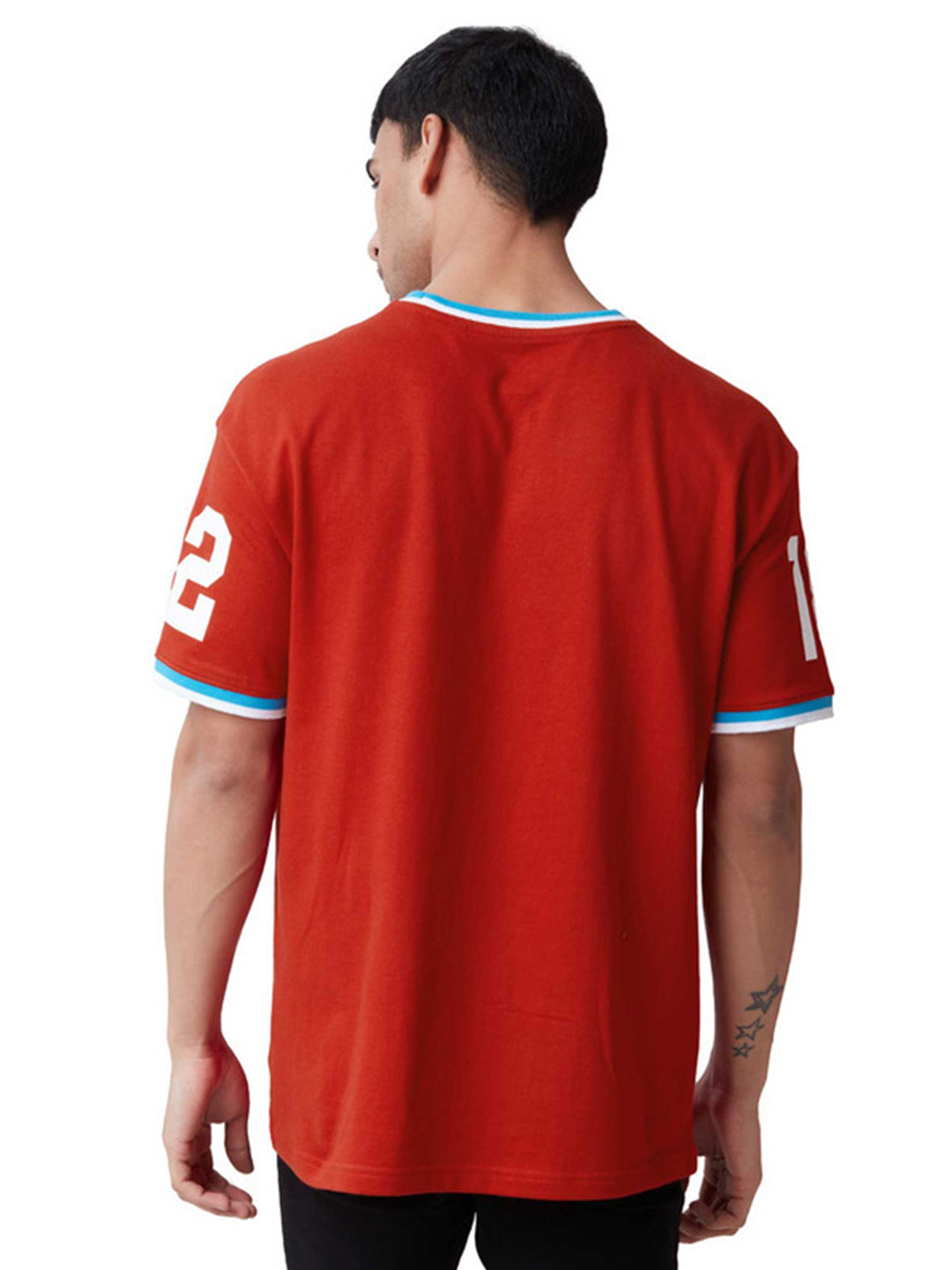 Liverpool F.C. Men Red Printed Round Neck Oversized T-Shirt (2)