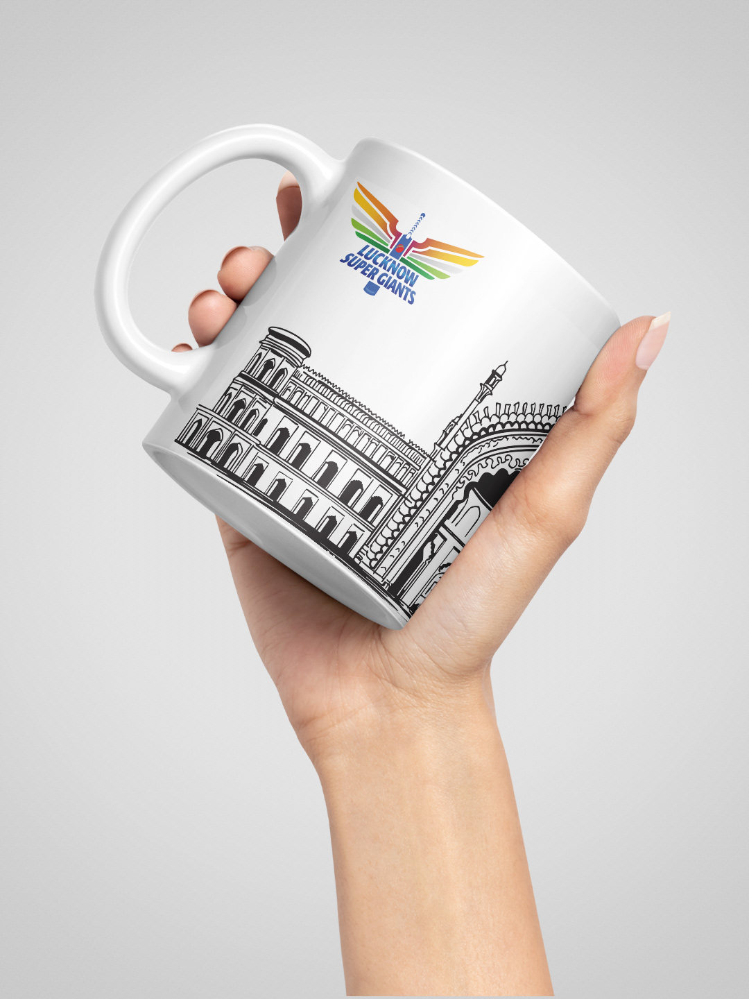 Lucknow Super Giants Ceramic Glossy Printed Mug, Microwave and Dishwasher Safe, Tea and Coffee Mug - 325 ml (White) - Pa (3)