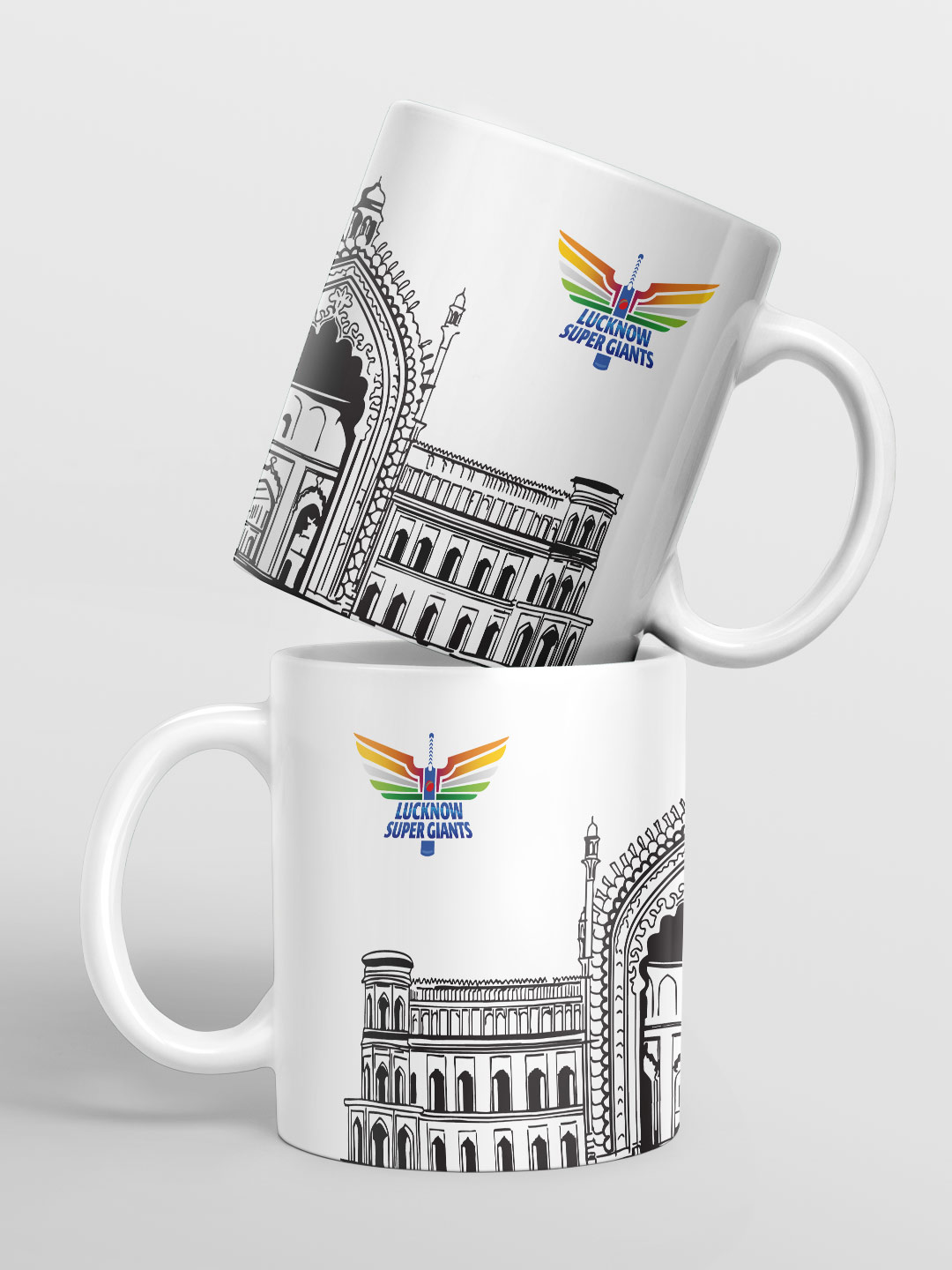 Ceramic Glossy Printed Mug, Microwave and Dishwasher Safe, Tea and Coffee Mug - 325 ml (White) - Pack of 1