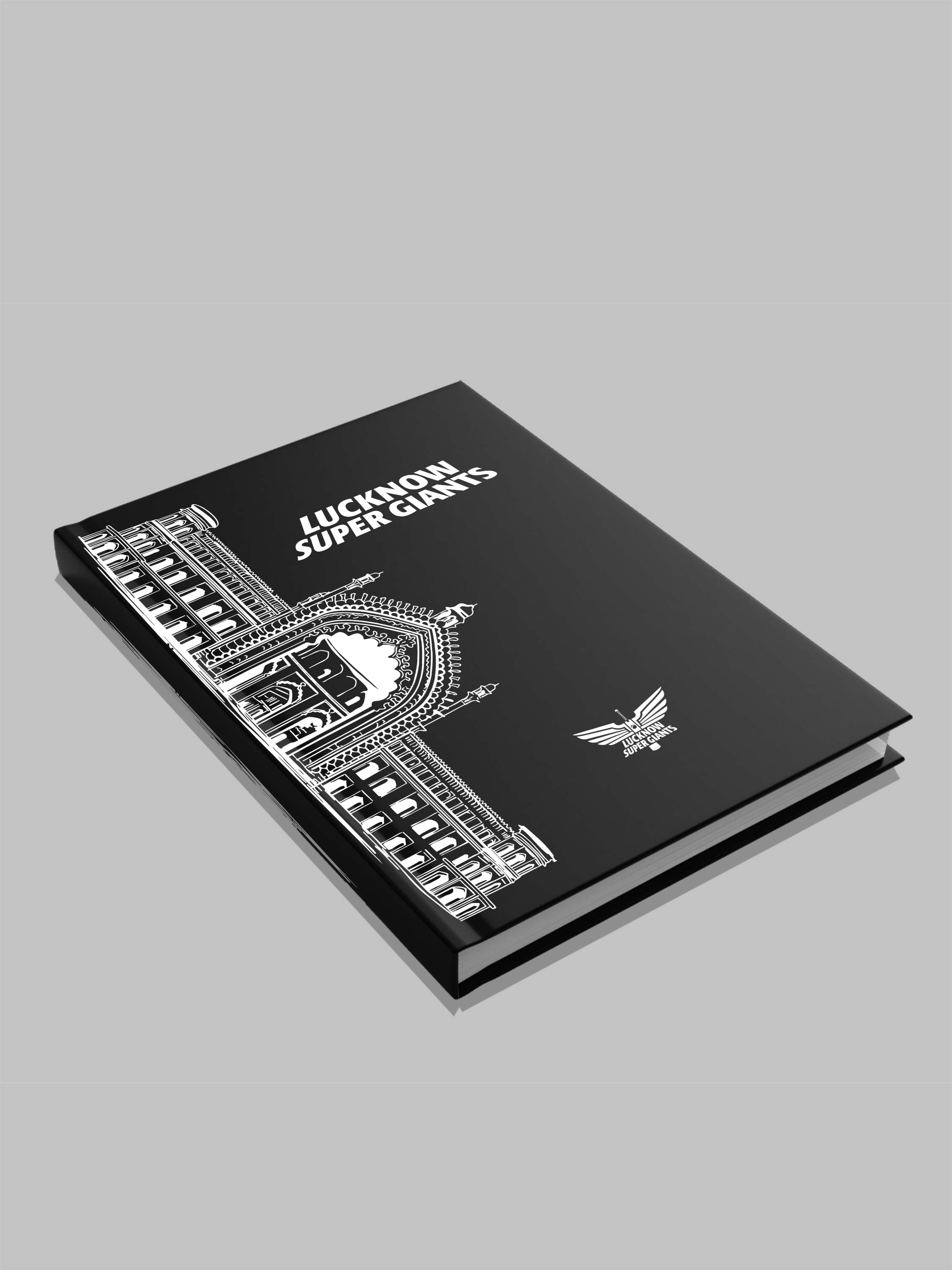 Lucknow Super Giants Hardbound Cover, A5 Ruled 100 Pages, Easy to Carry, Notebook for Home, Office, Travel Diary - Pack  (3)