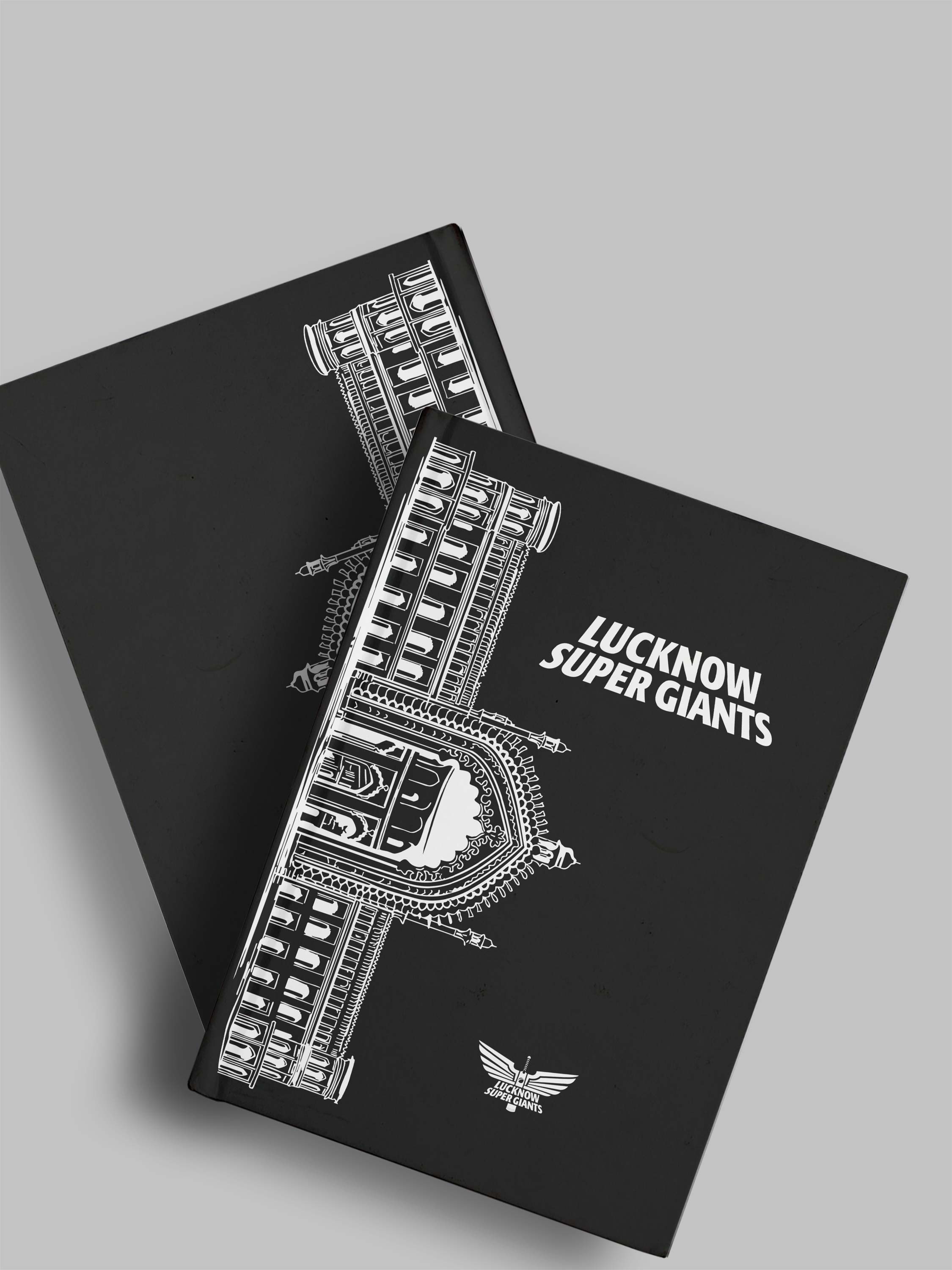 Lucknow Super Giants Hardbound Cover, A5 Ruled 100 Pages, Easy to Carry, Notebook for Home, Office, Travel Diary - Pack  (5)